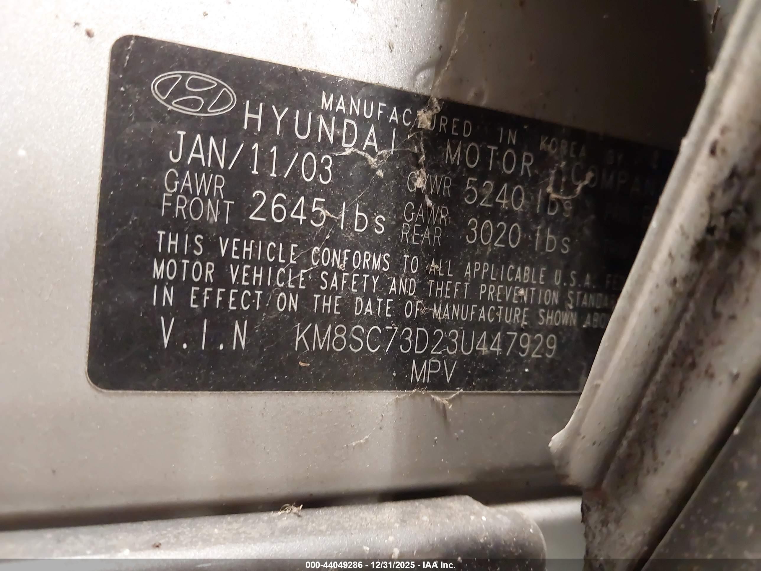 HYUNDAI SANTA image 9