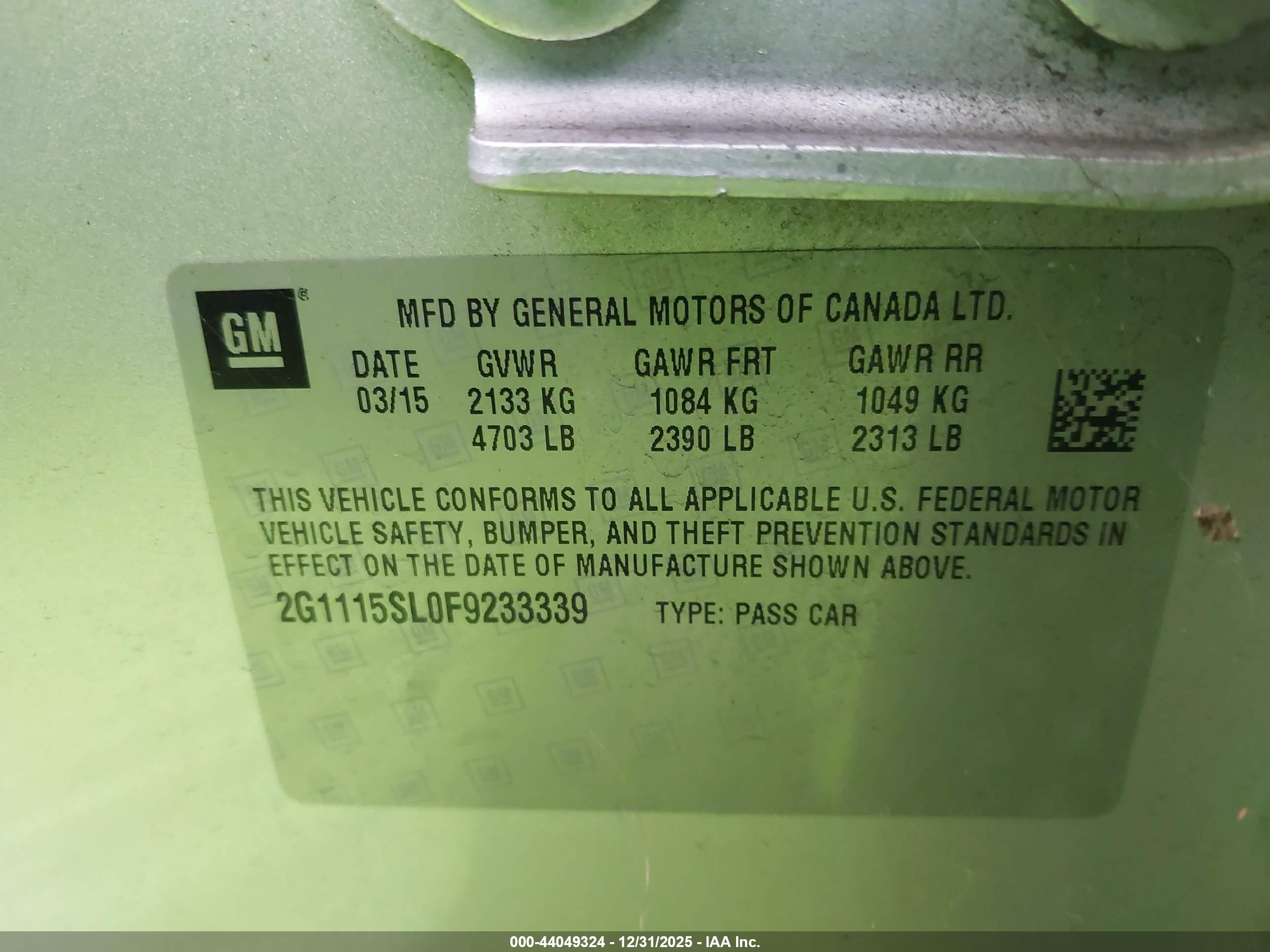 CHEVROLET IMPALA image 9
