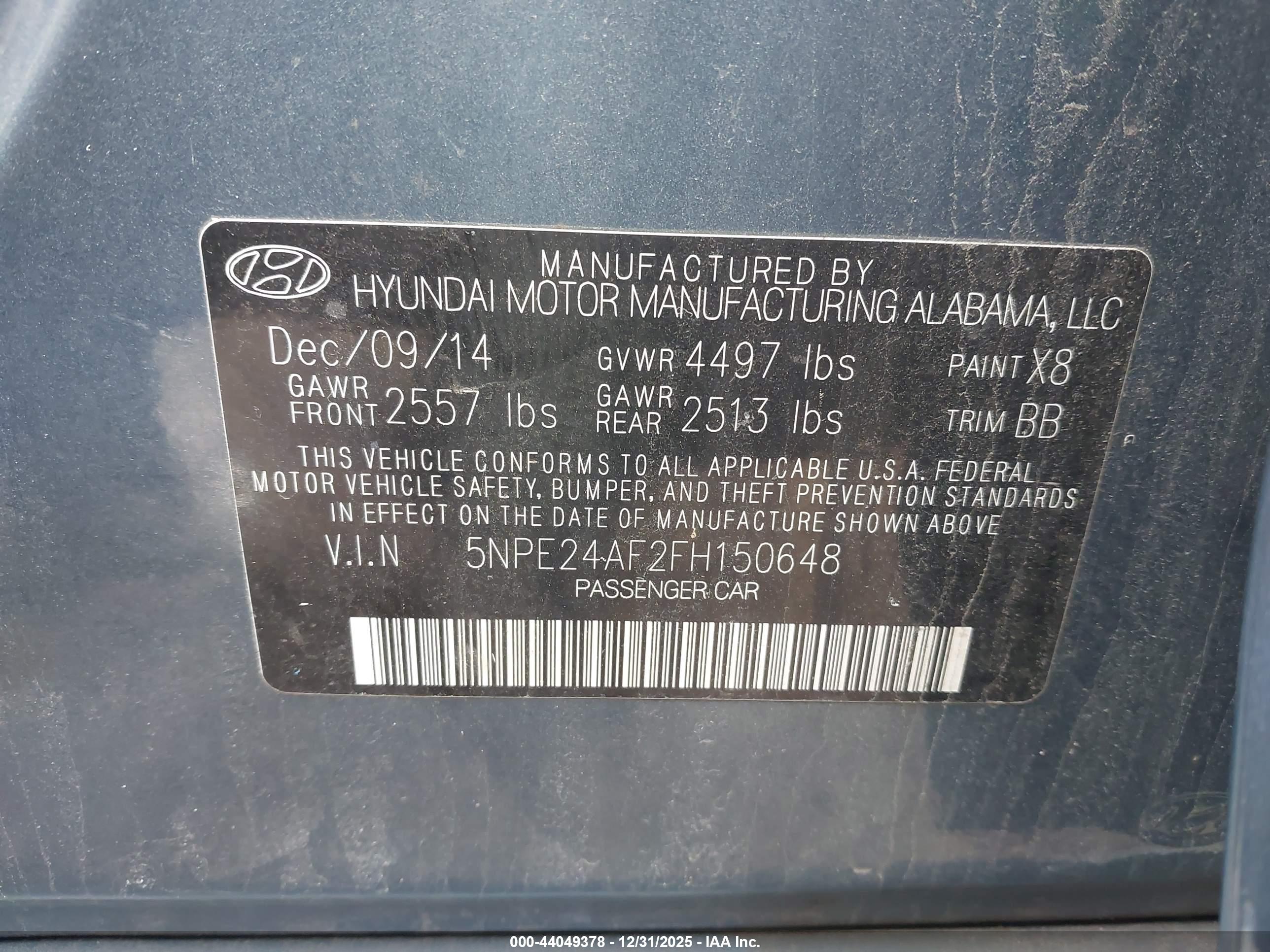 HYUNDAI SONATA image 9