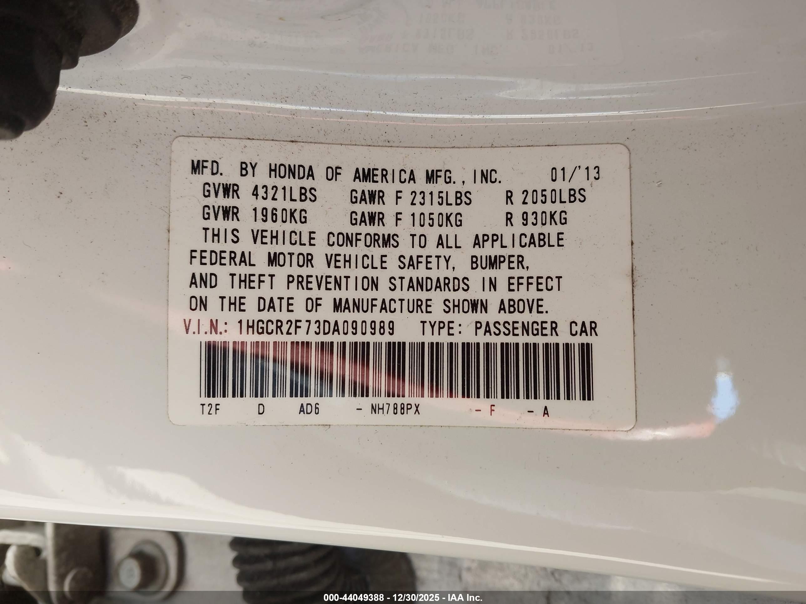 HONDA ACCORD image 9