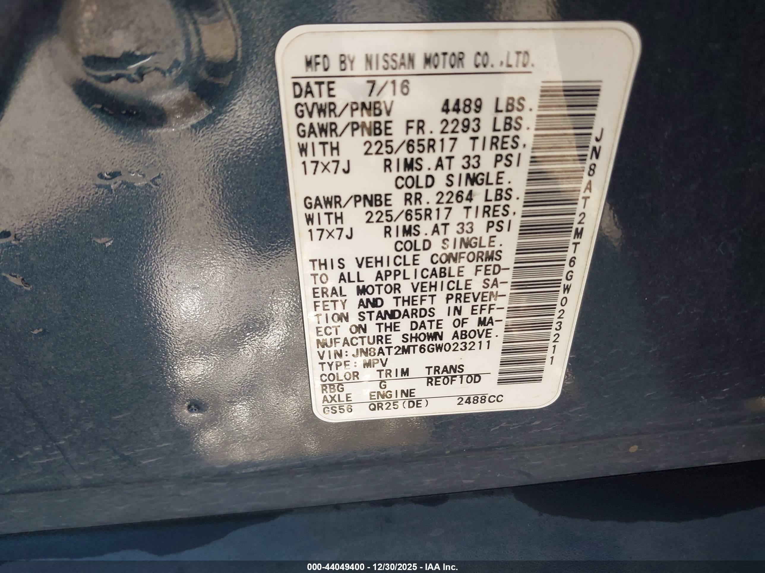 NISSAN ROGUE image 9