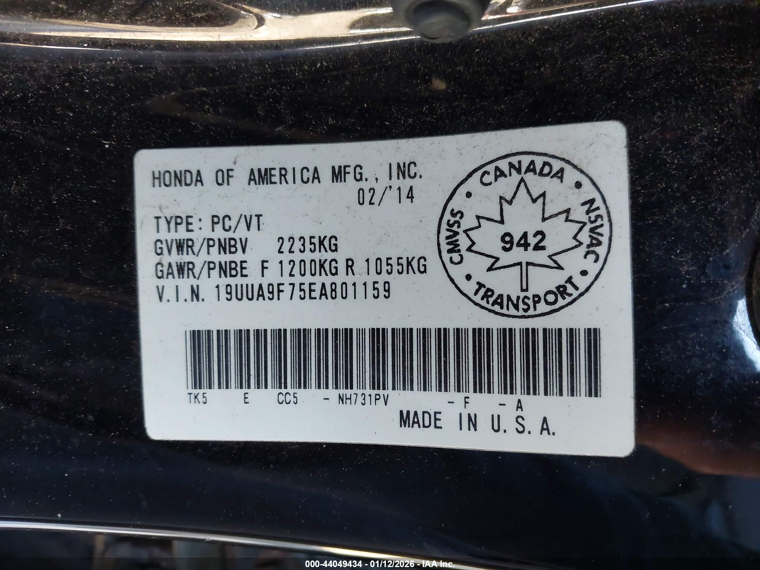 ACURA TL image 9