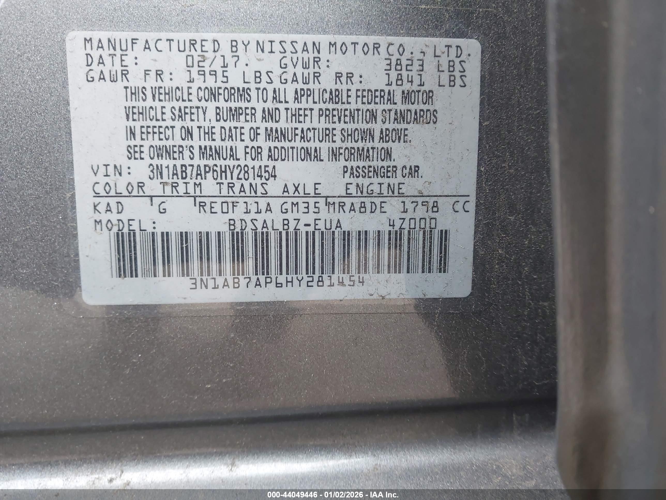 NISSAN SENTRA image 9