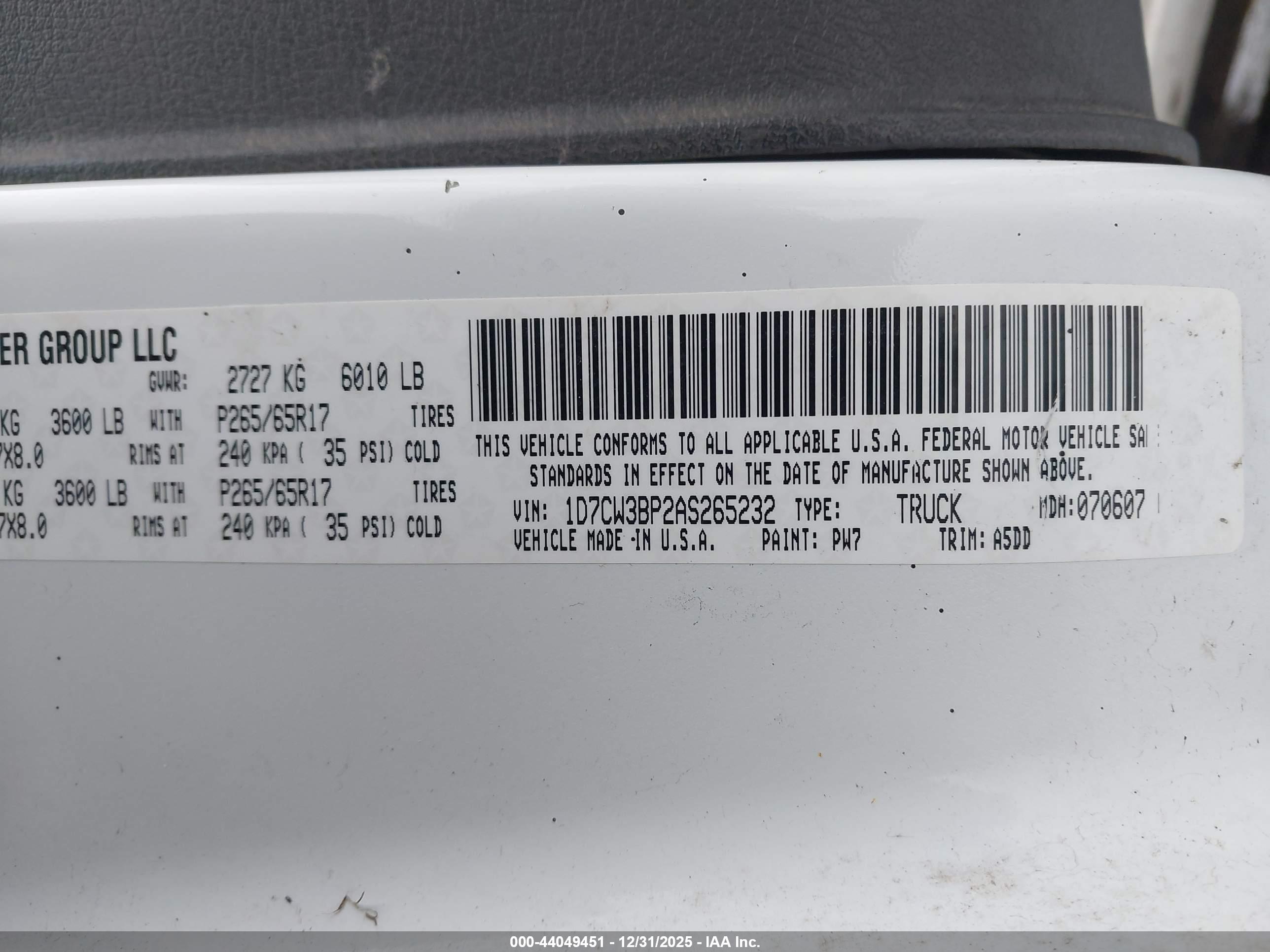 DODGE DAKOTA image 9