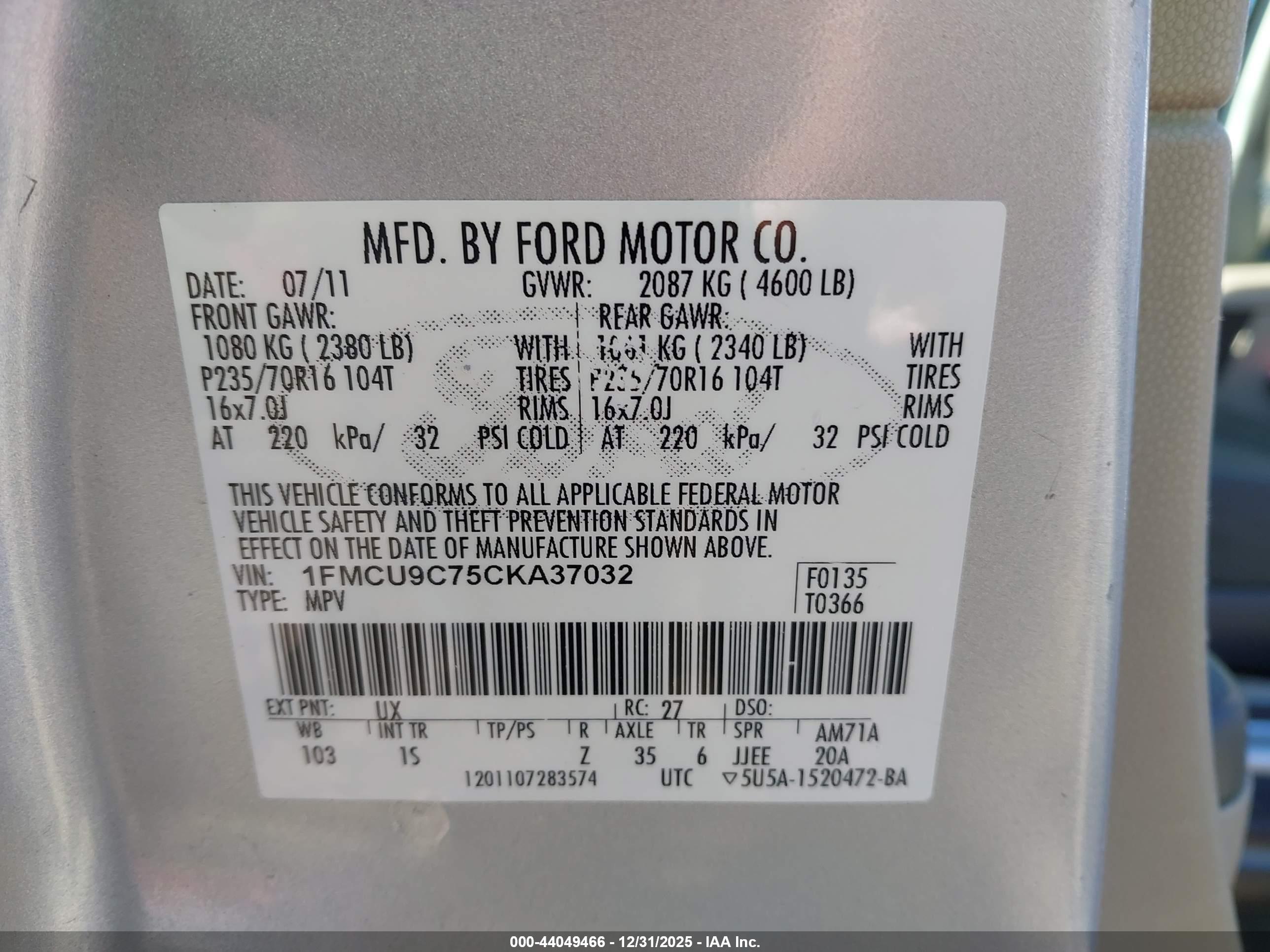 FORD ESCAPE image 9