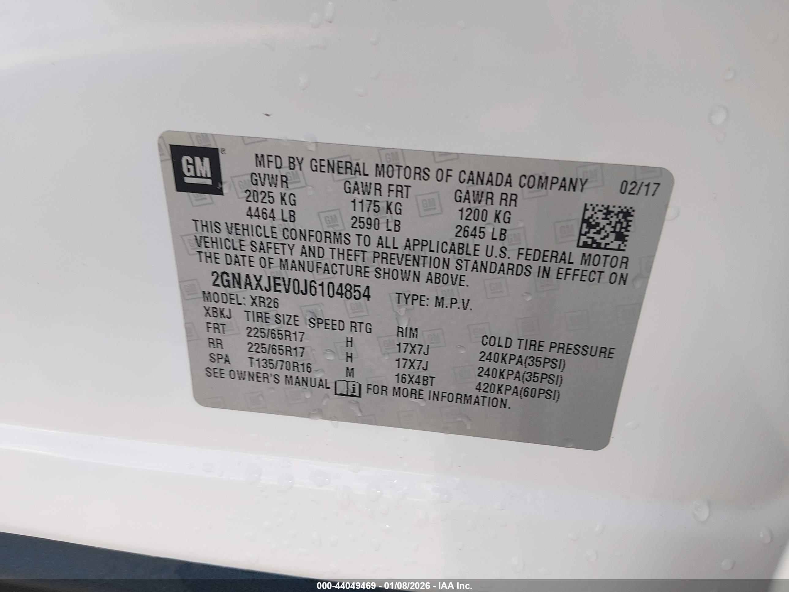 CHEVROLET EQUINOX image 9