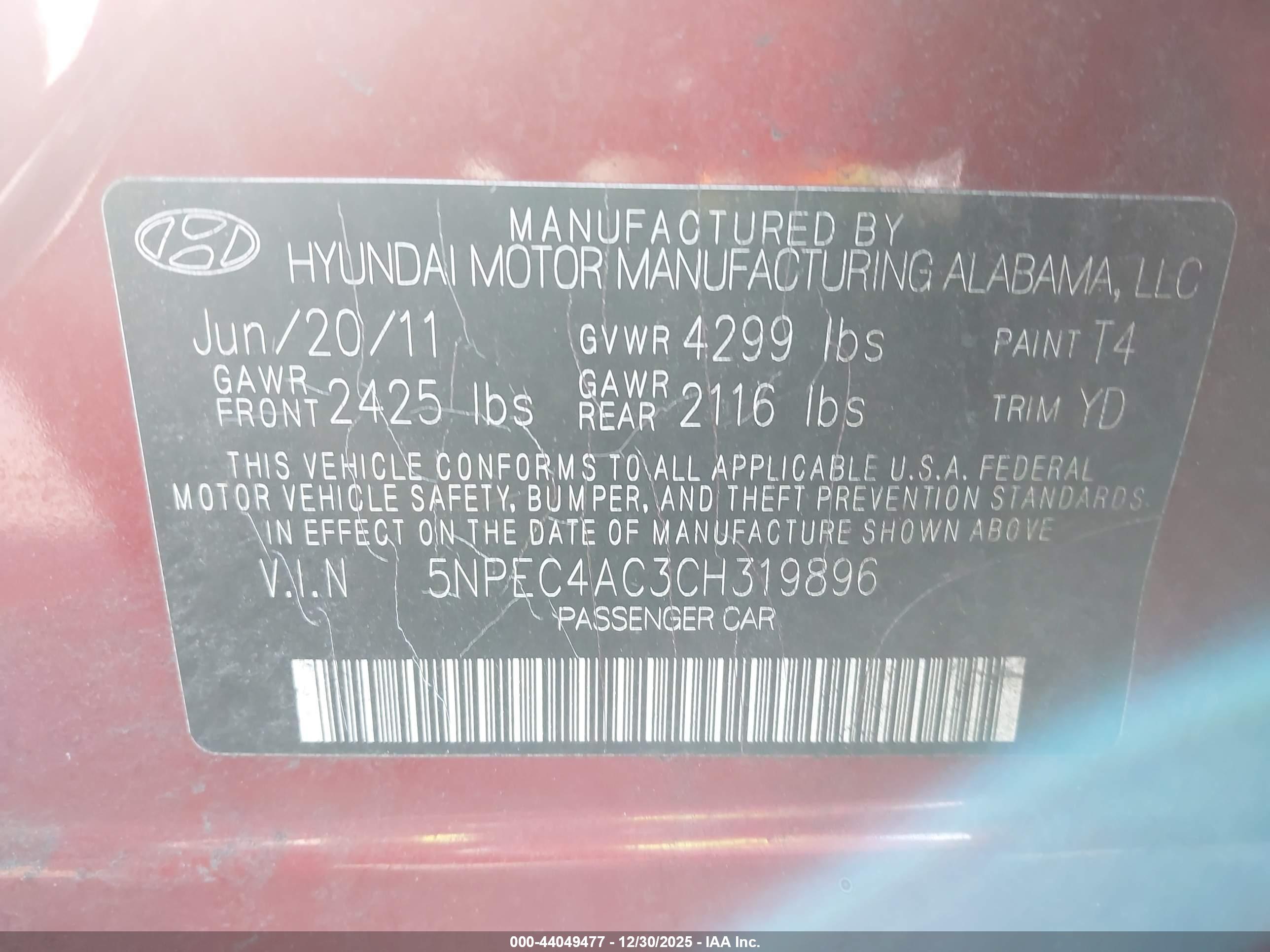 HYUNDAI SONATA image 9