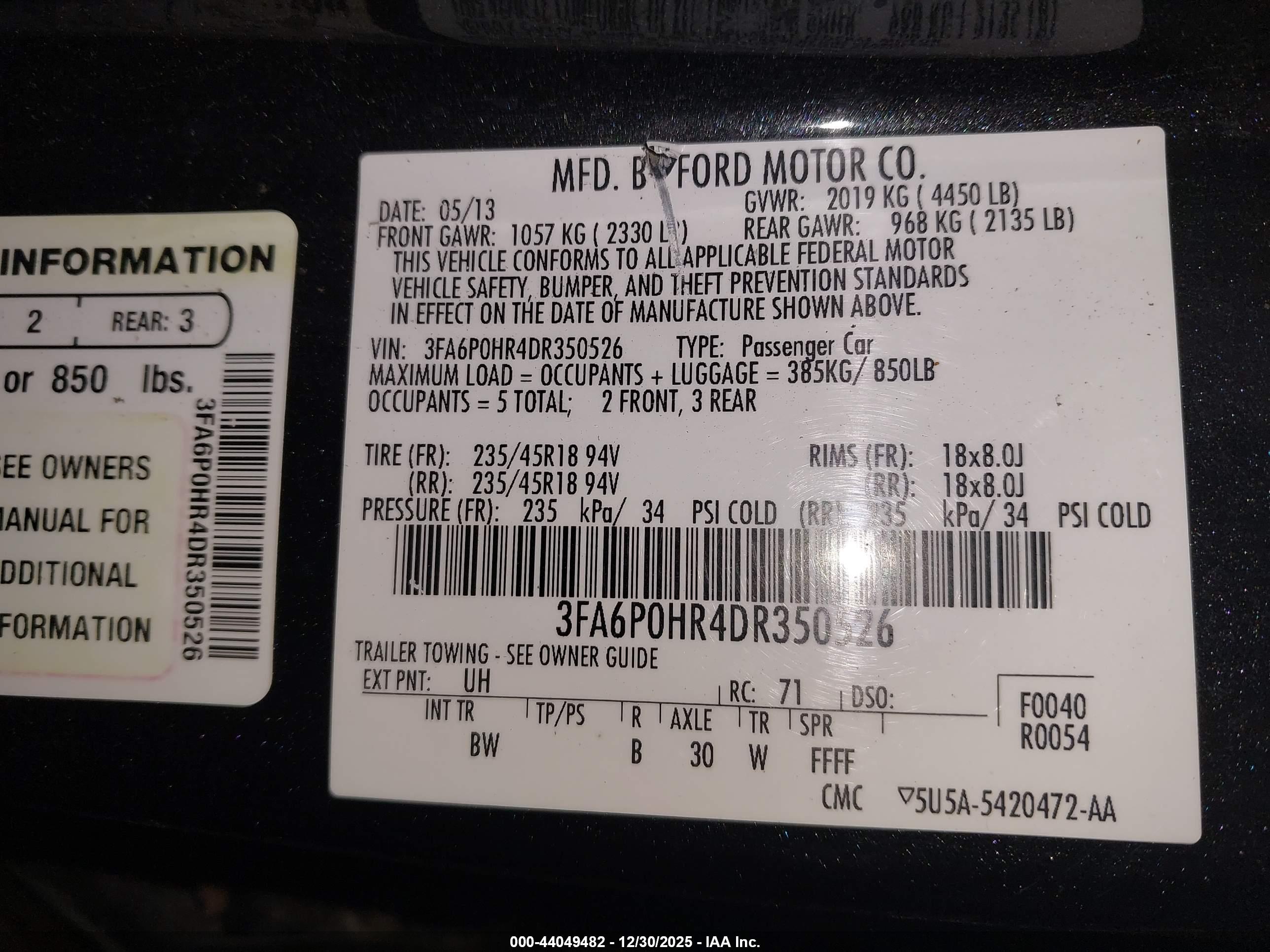 FORD FUSION image 9