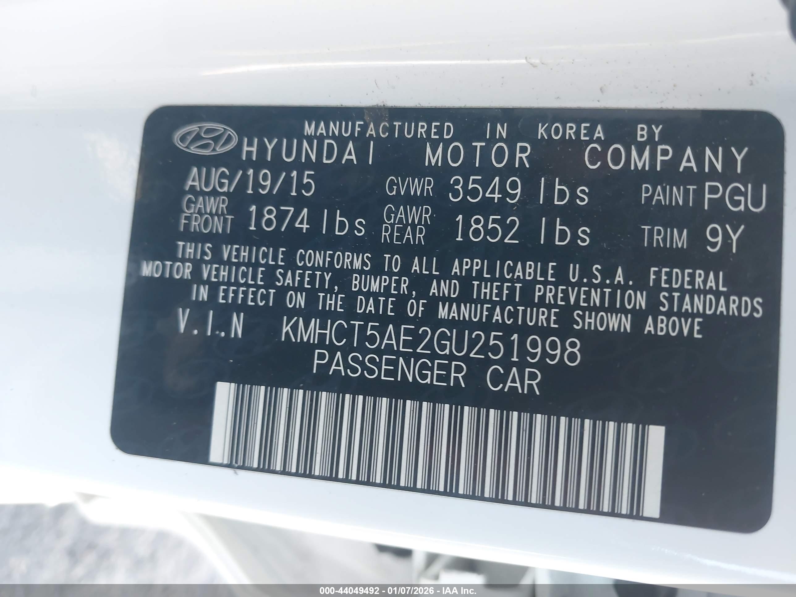 HYUNDAI ACCENT image 9