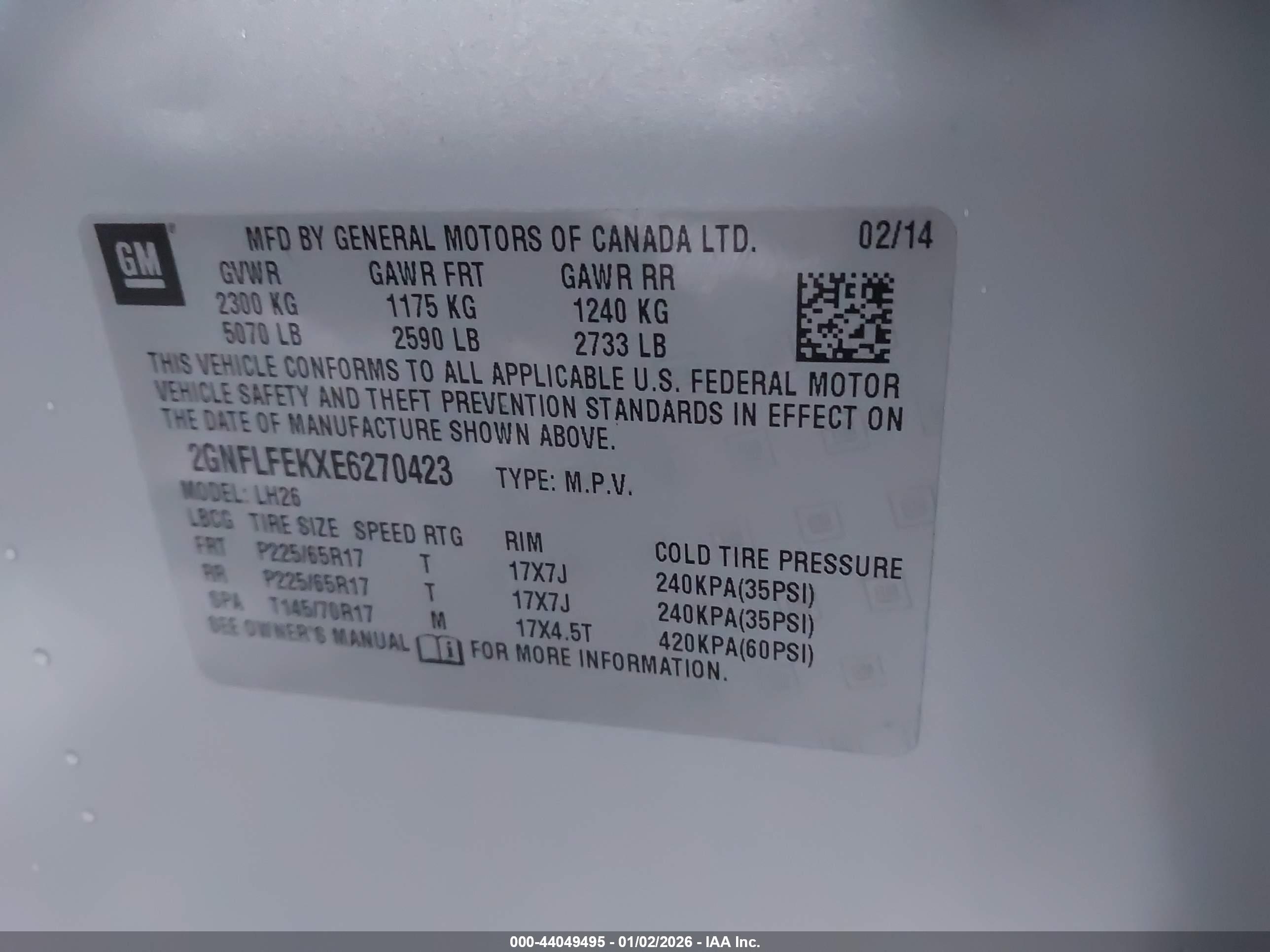CHEVROLET EQUINOX image 9