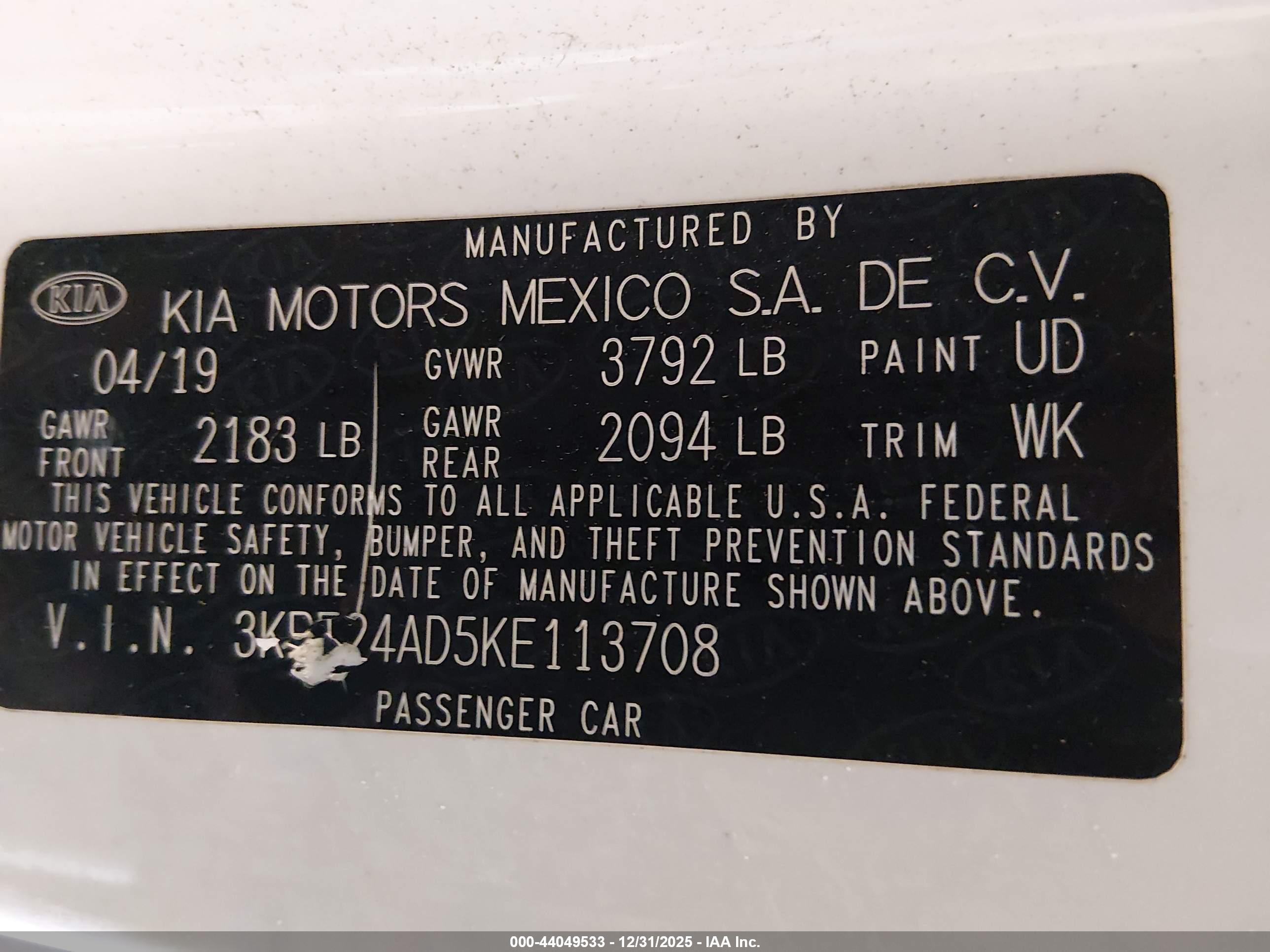 KIA FORTE image 9
