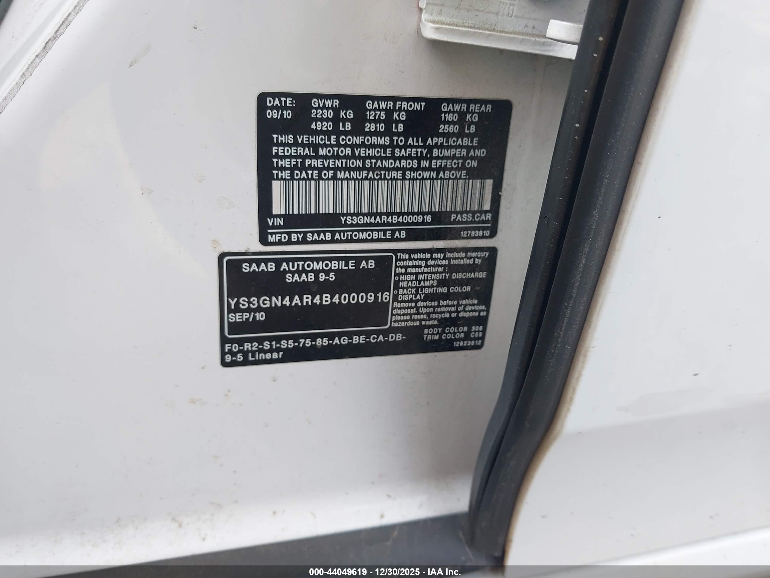 SAAB 9-5 image 9