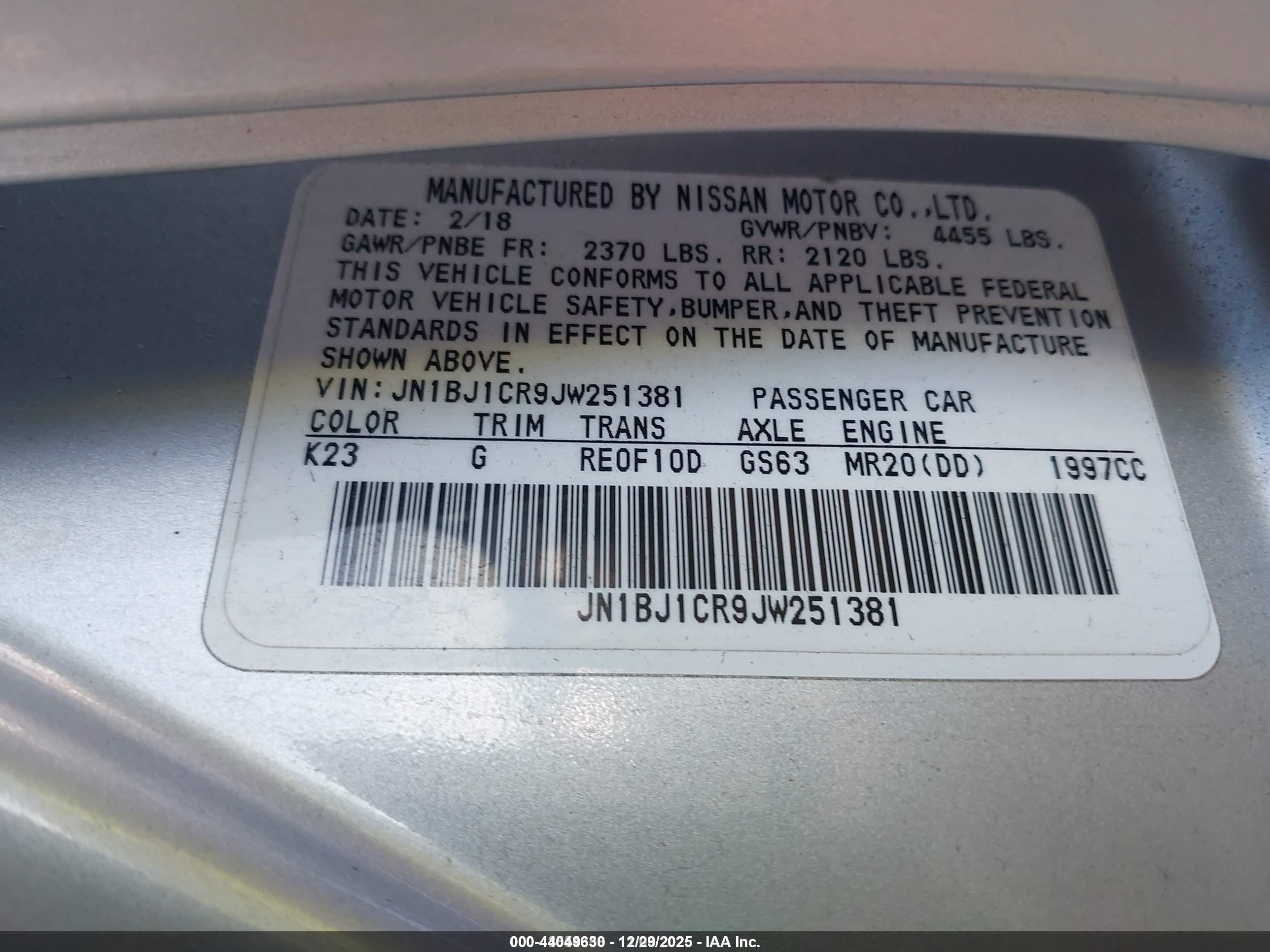 NISSAN ROGUE image 9