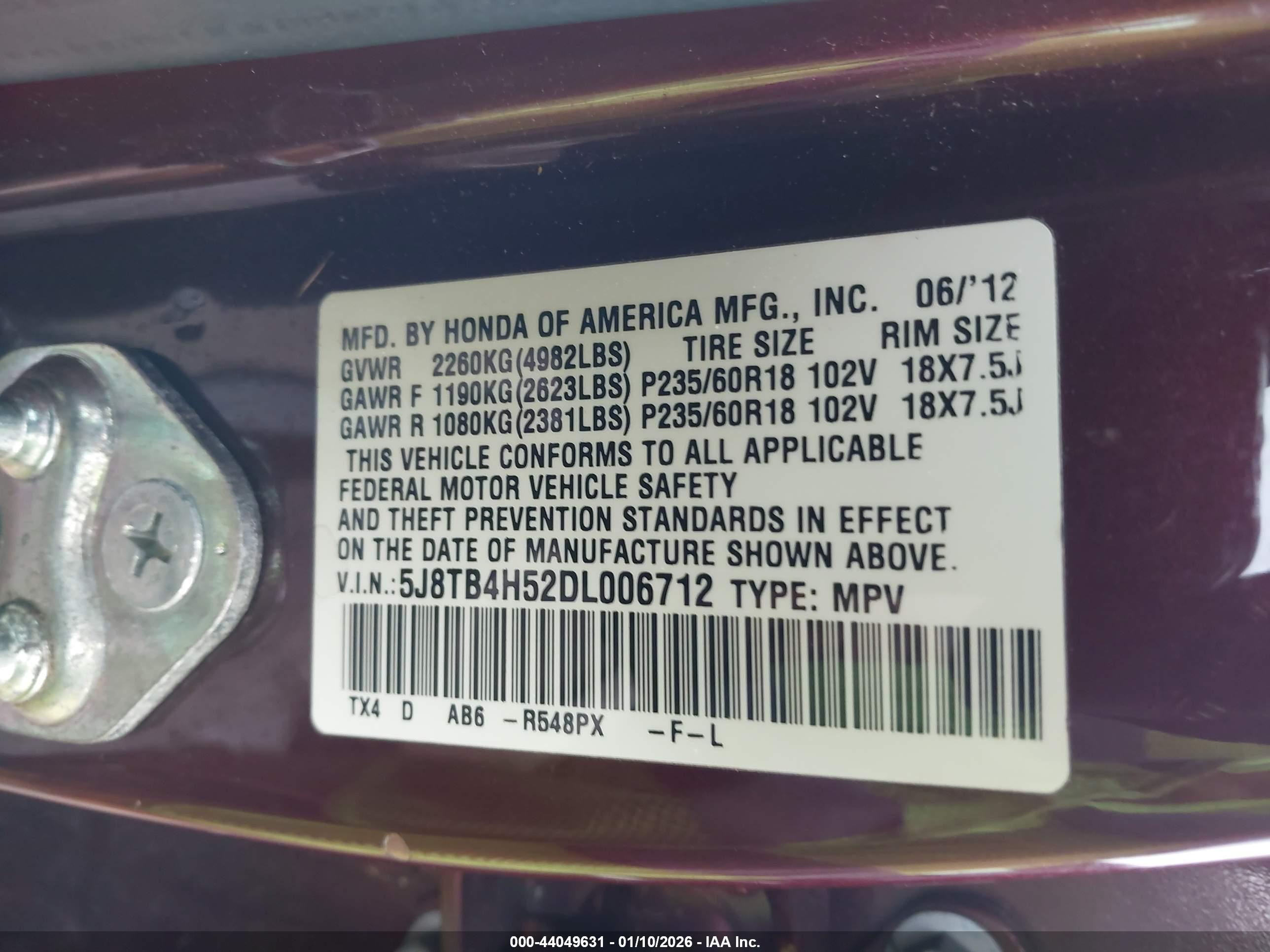 ACURA RDX image 9