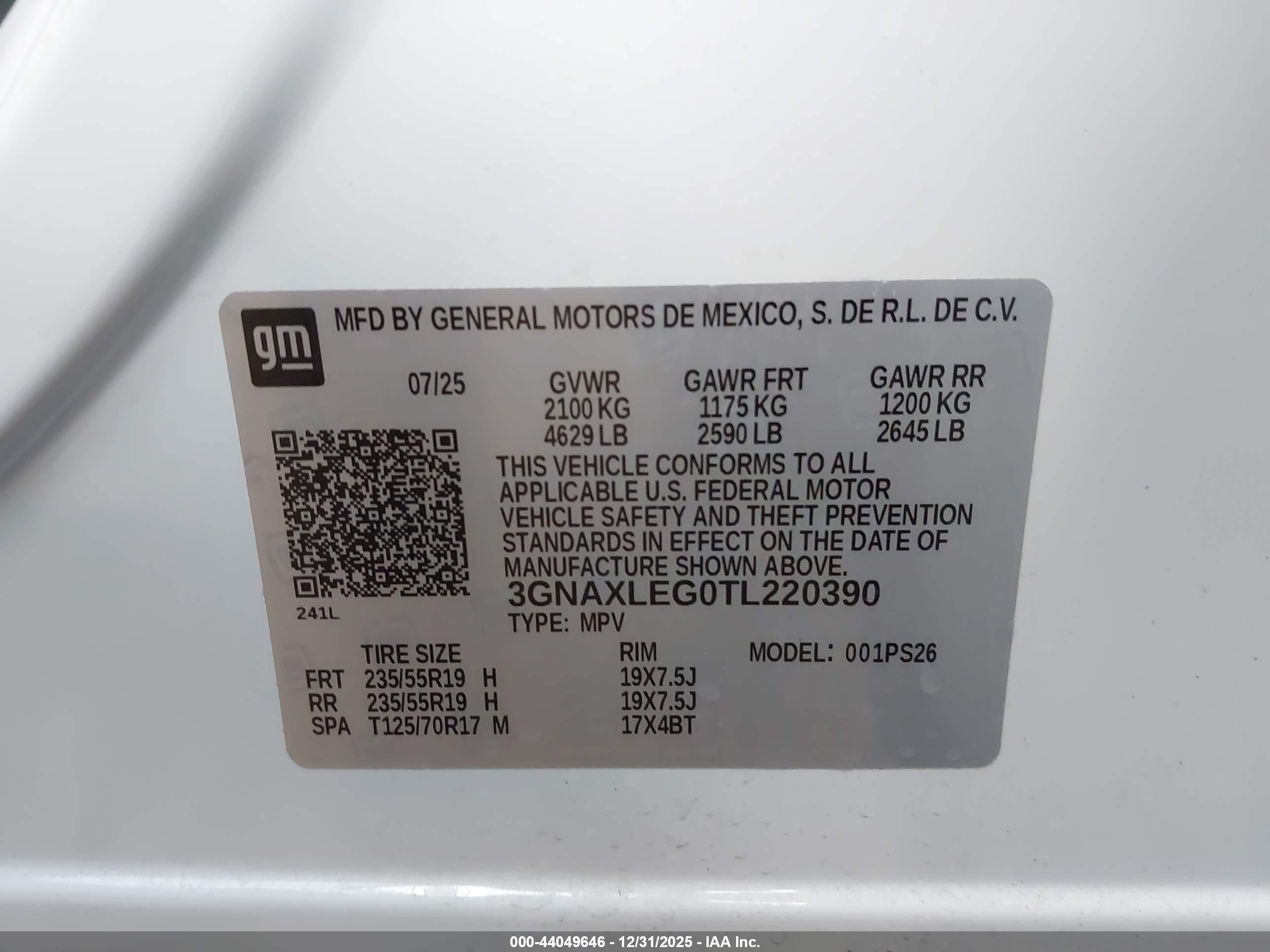 CHEVROLET EQUINOX image 9