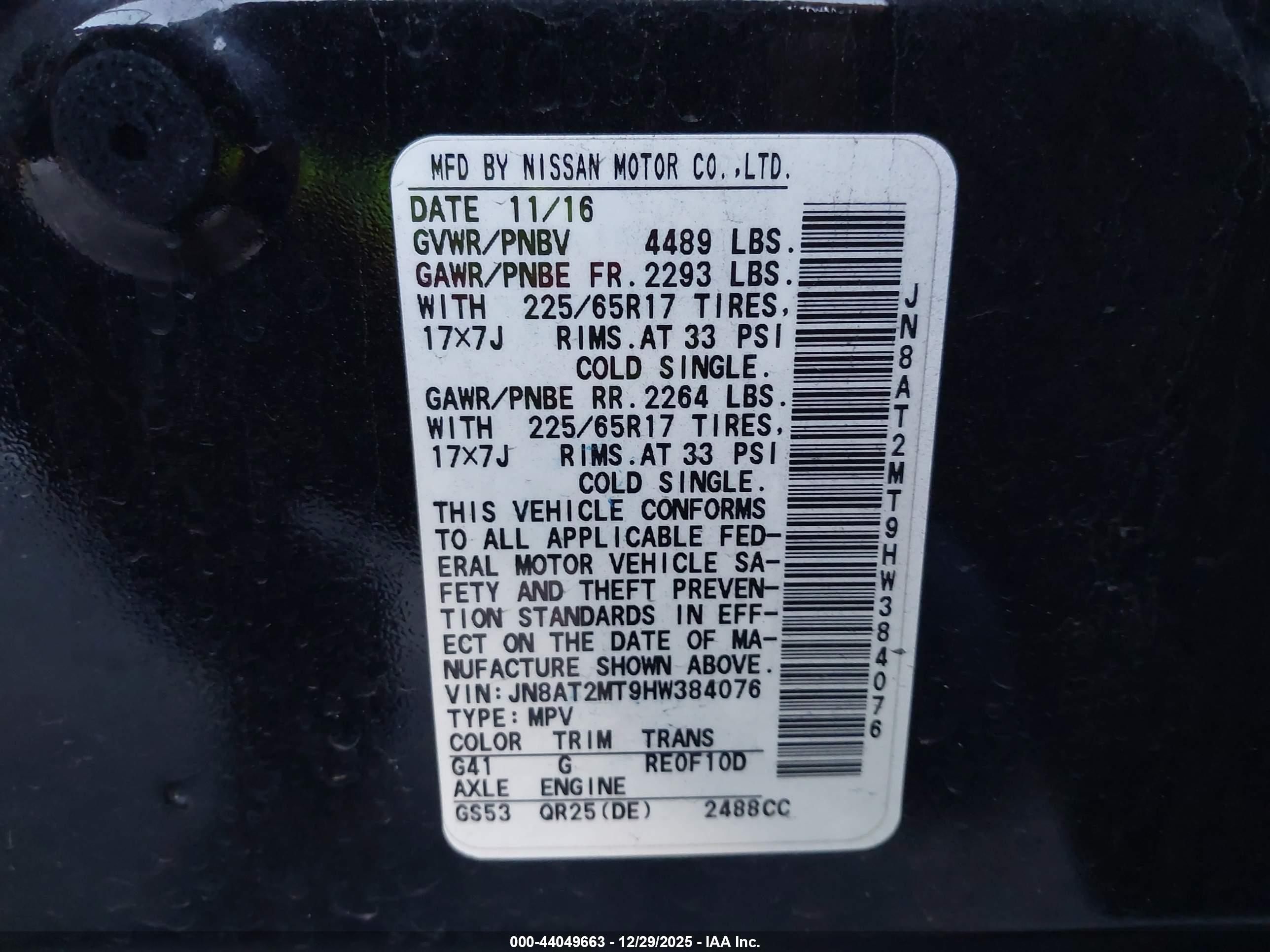 NISSAN ROGUE image 9