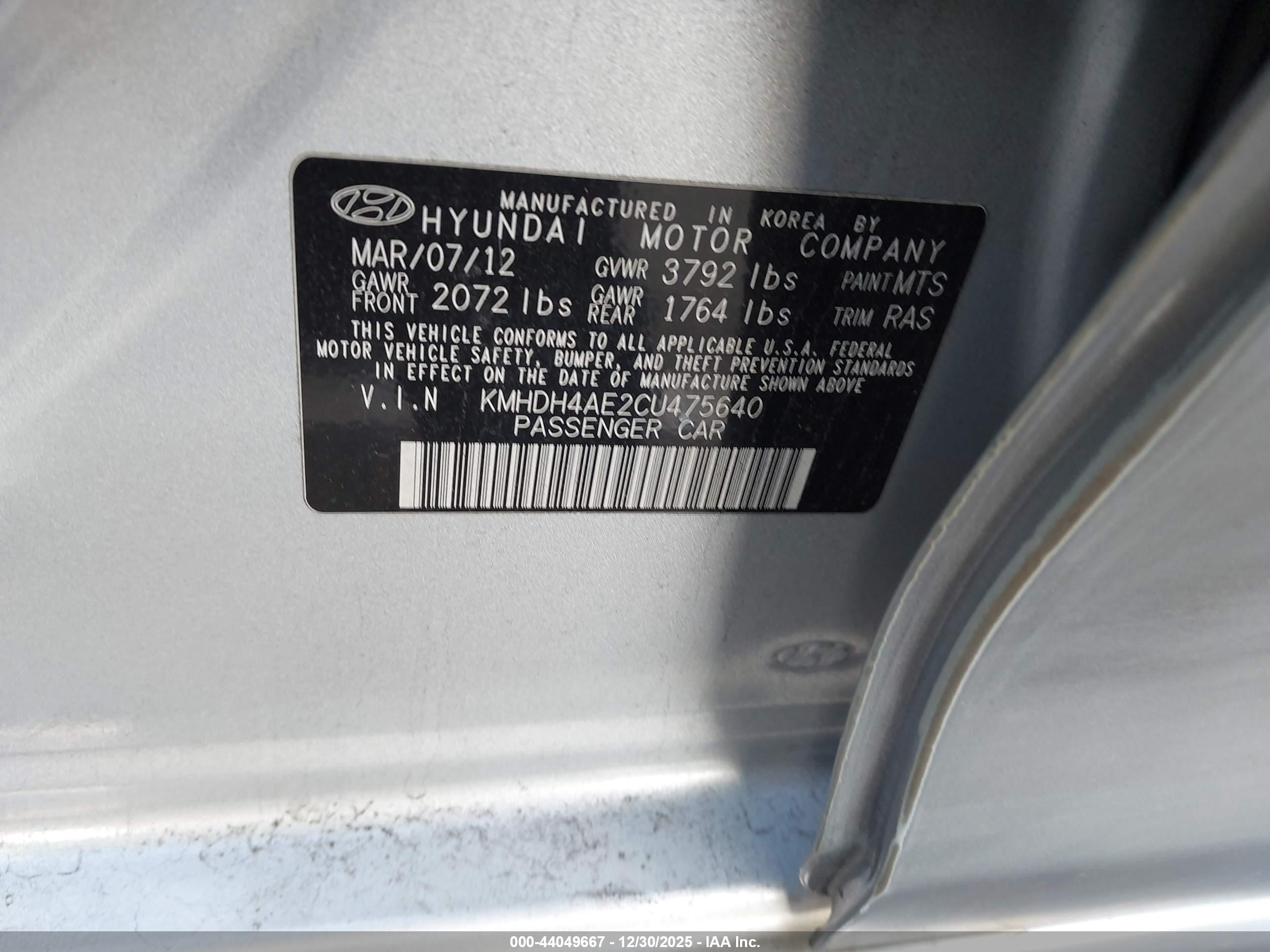HYUNDAI ELANTRA image 9
