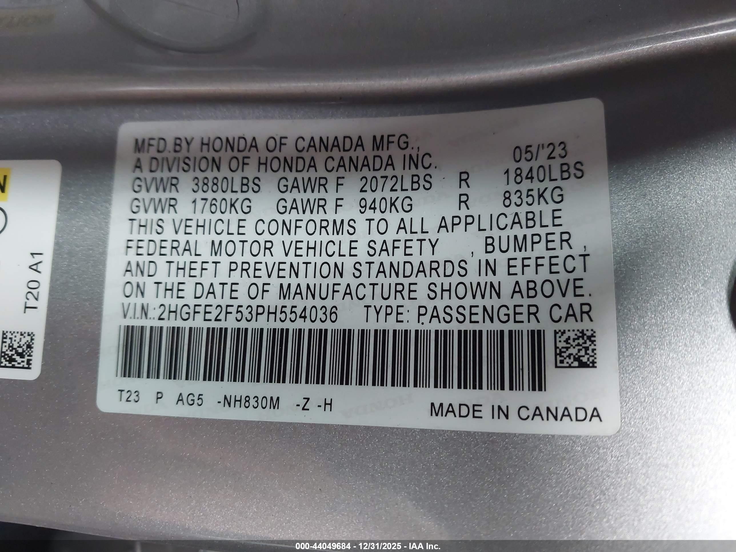 HONDA CIVIC image 9