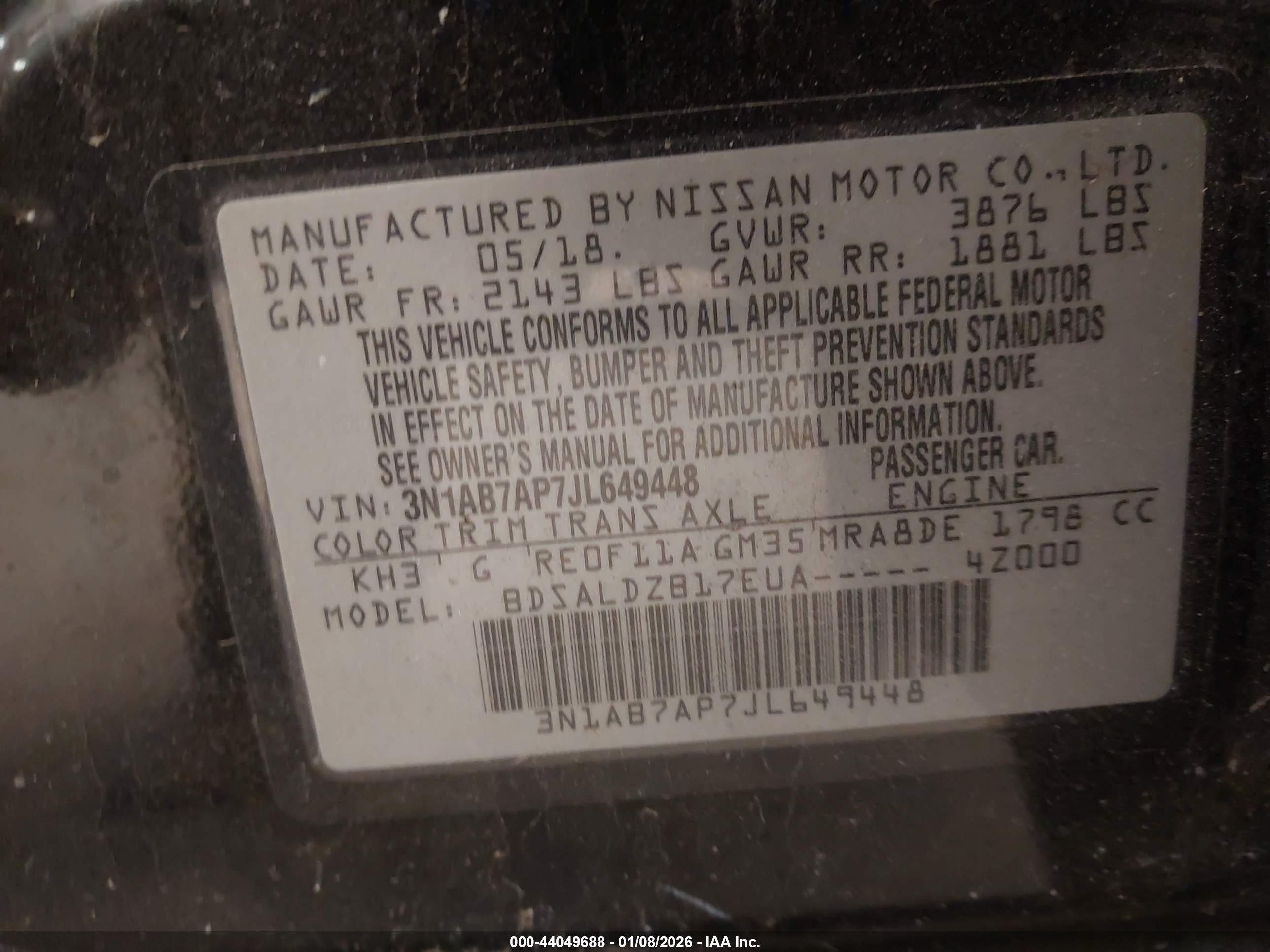 NISSAN SENTRA image 9