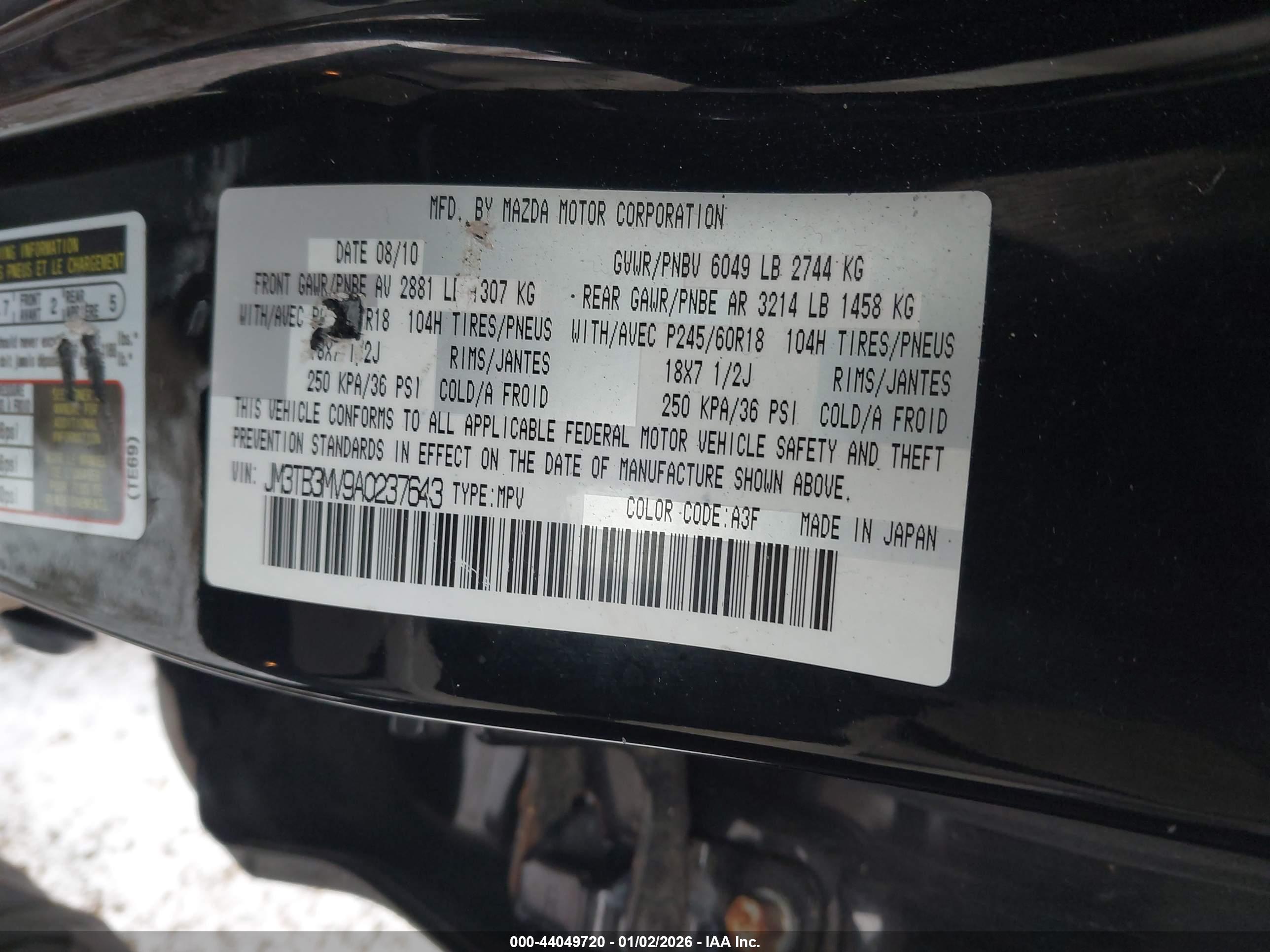 MAZDA CX-9 image 9