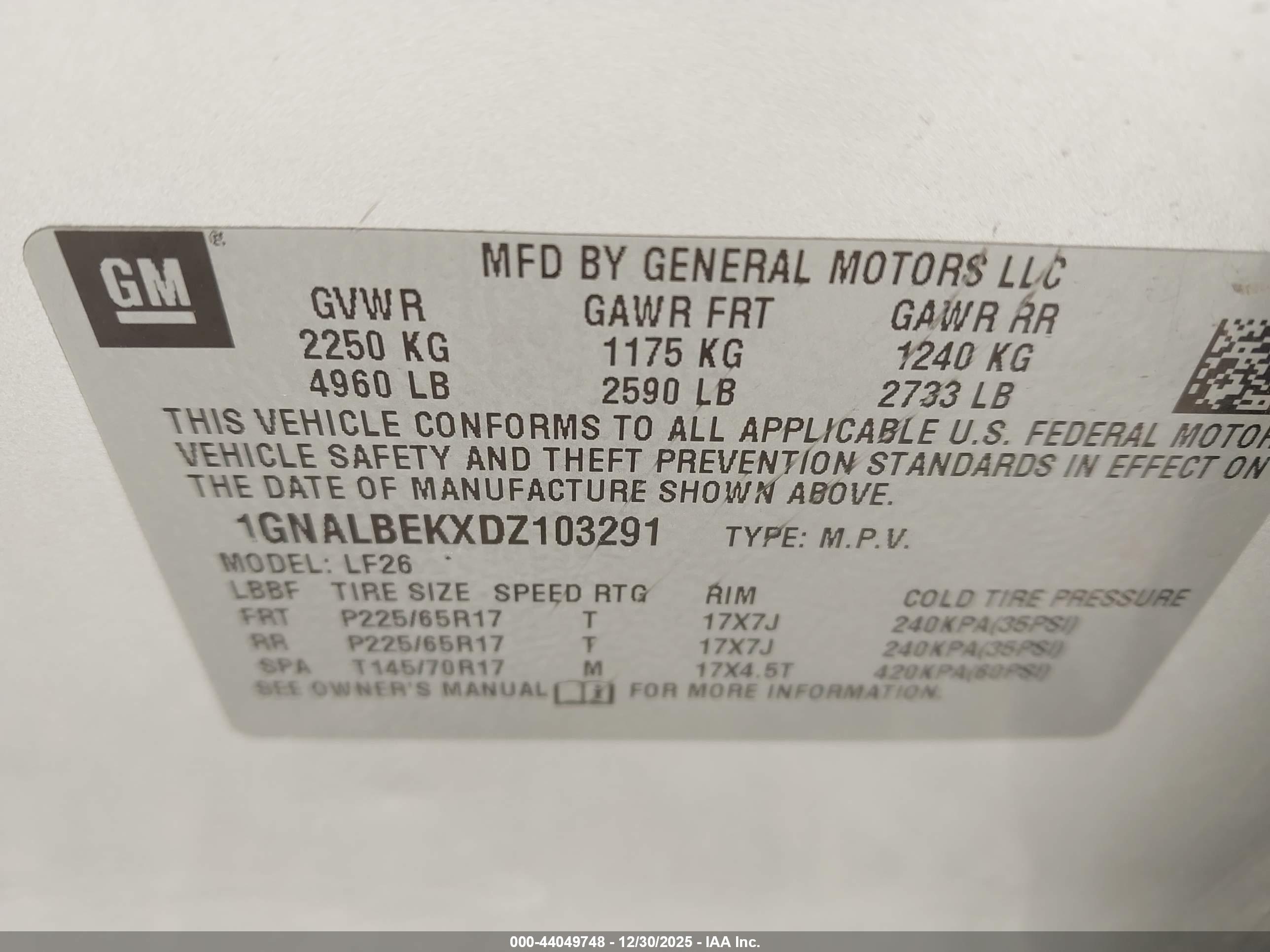 CHEVROLET EQUINOX image 9