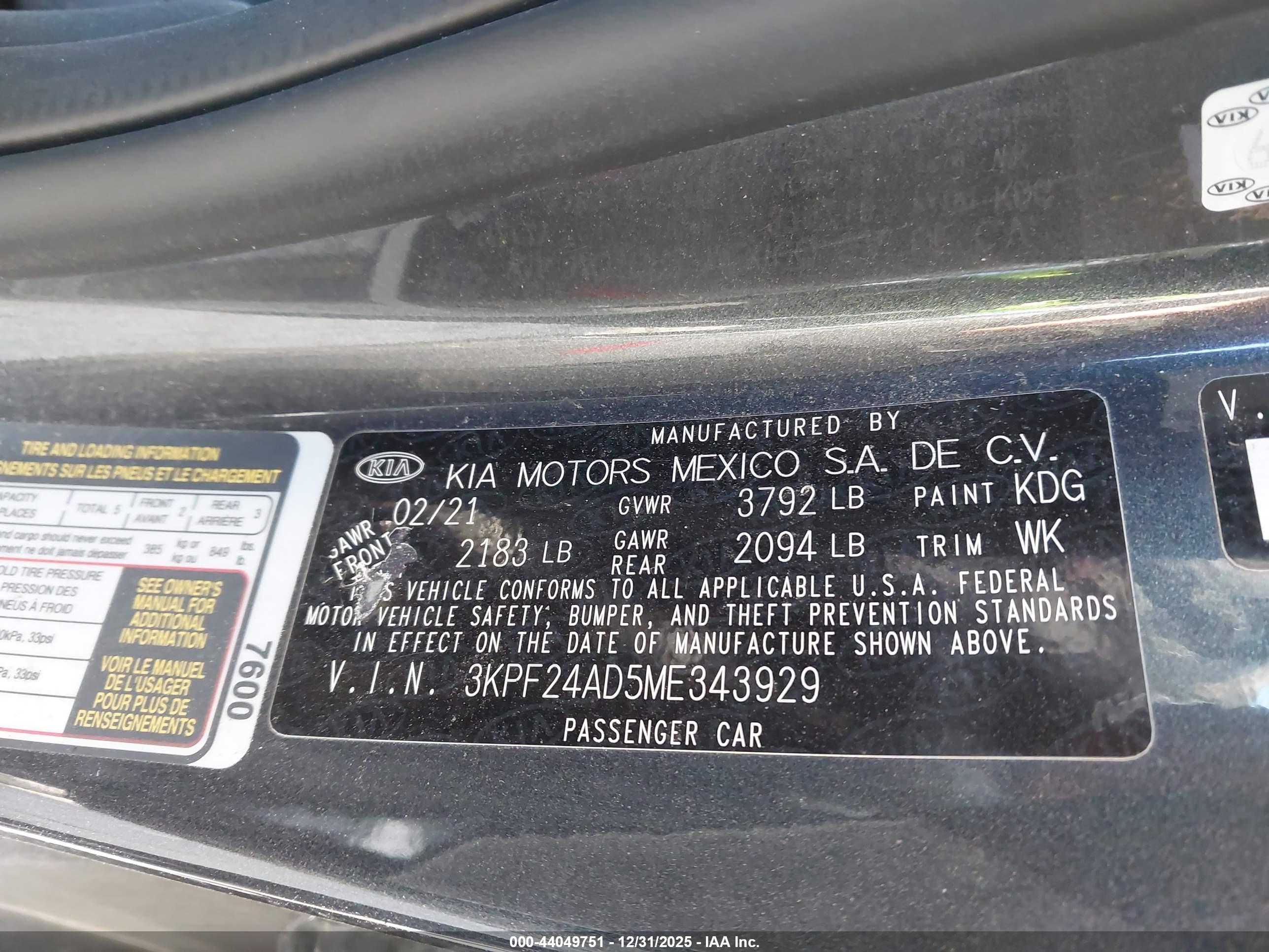 KIA FORTE image 9