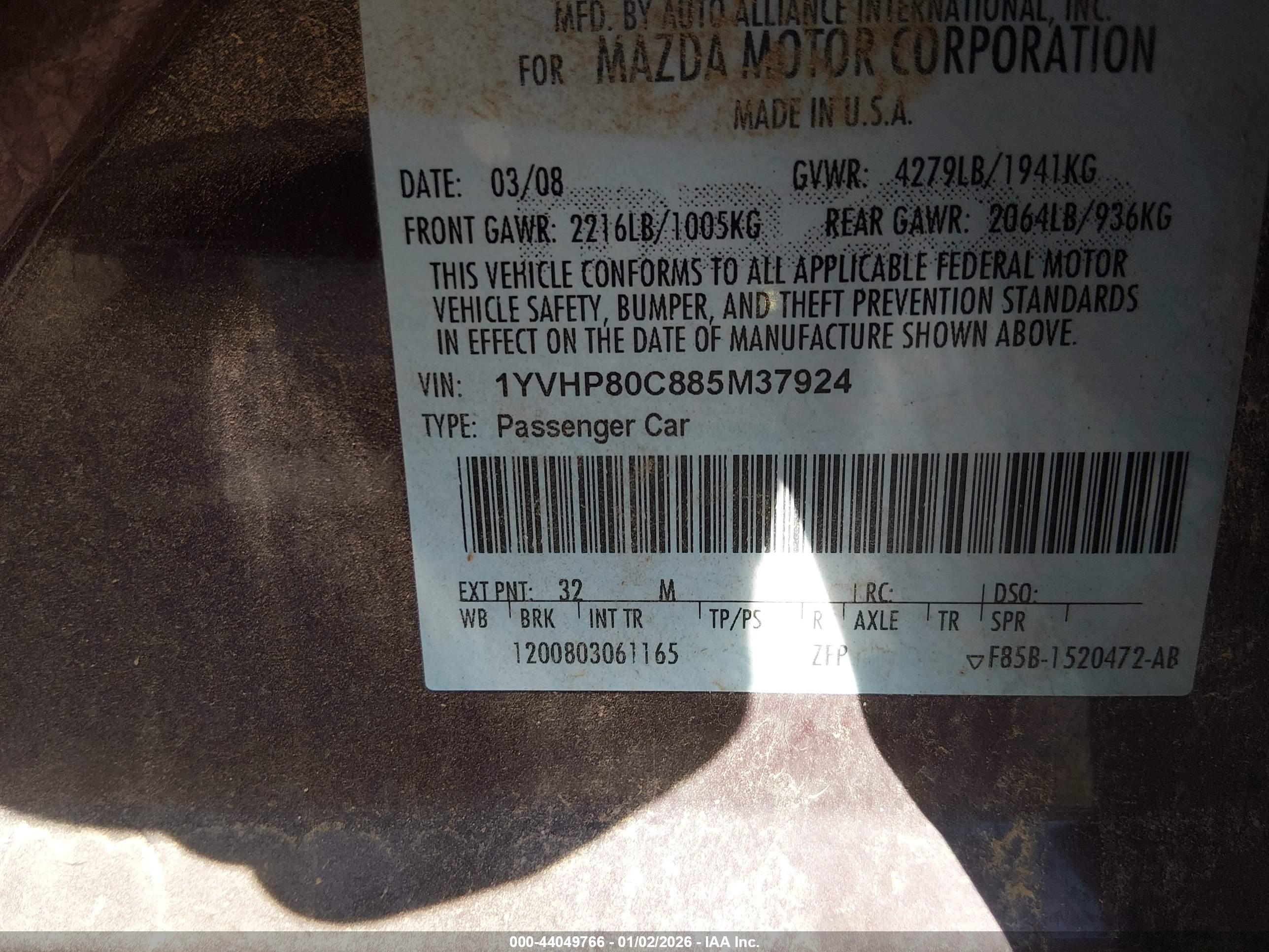 MAZDA MAZDA6 image 9