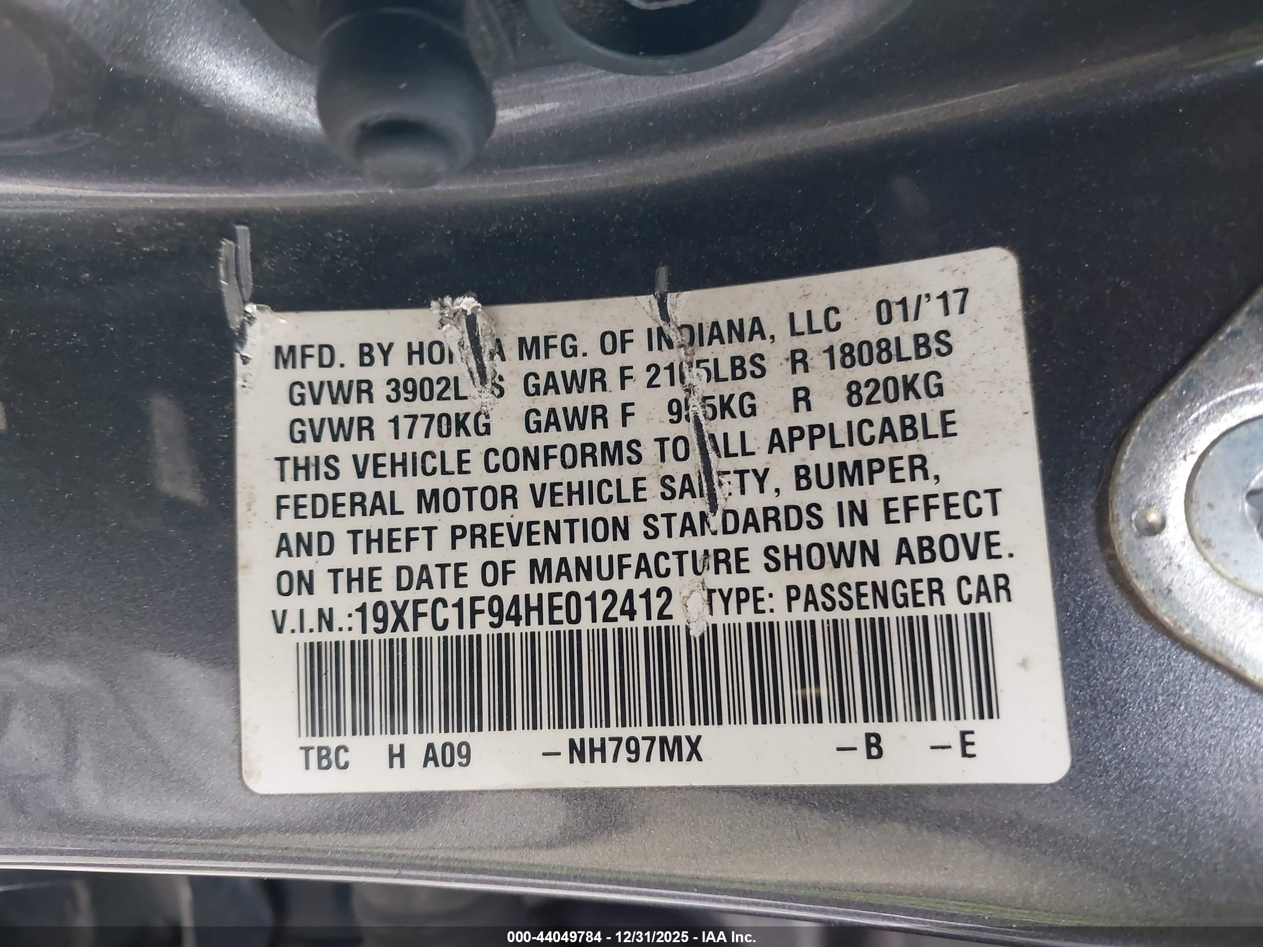 HONDA CIVIC image 9