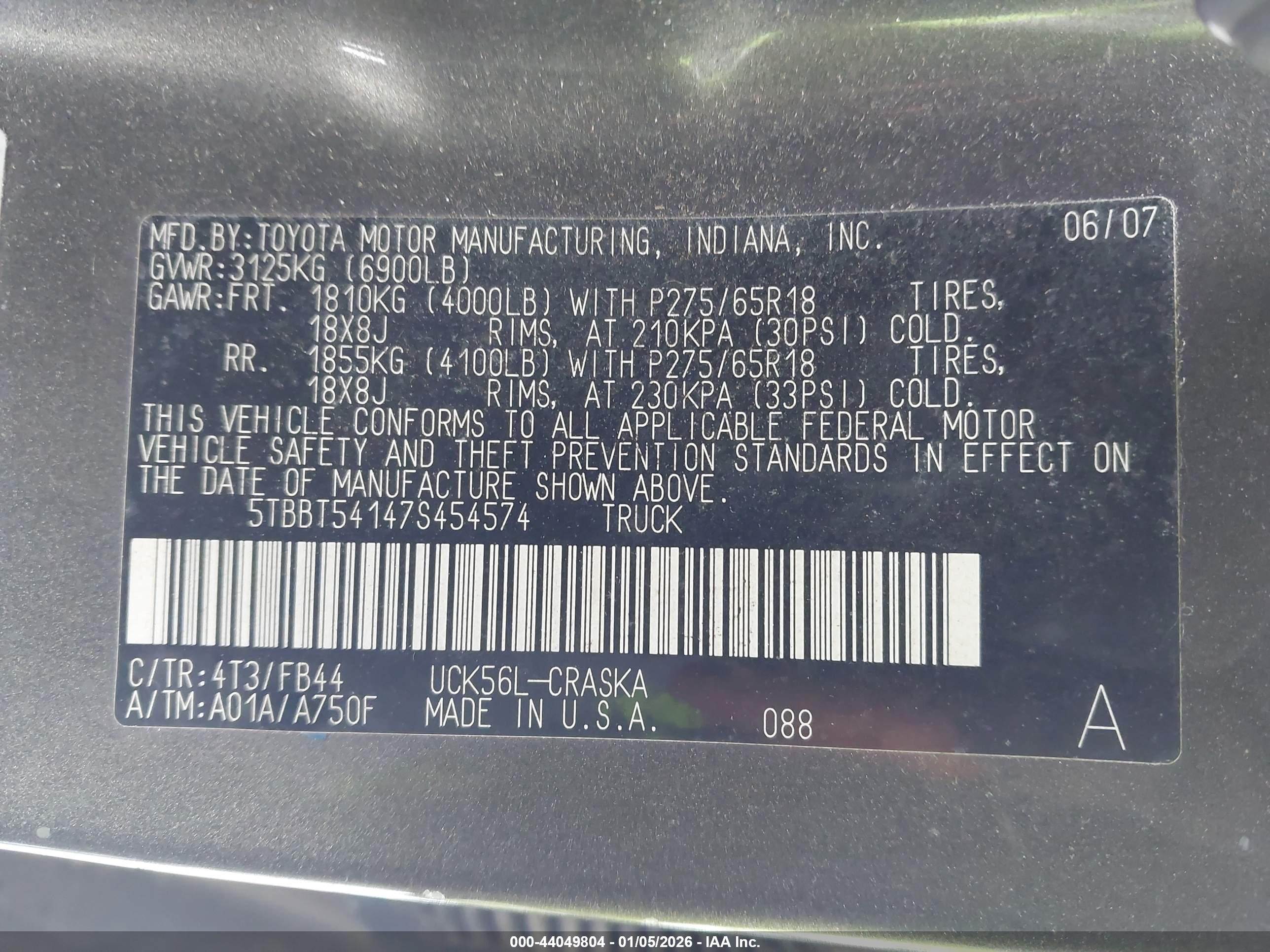 TOYOTA TUNDRA image 9
