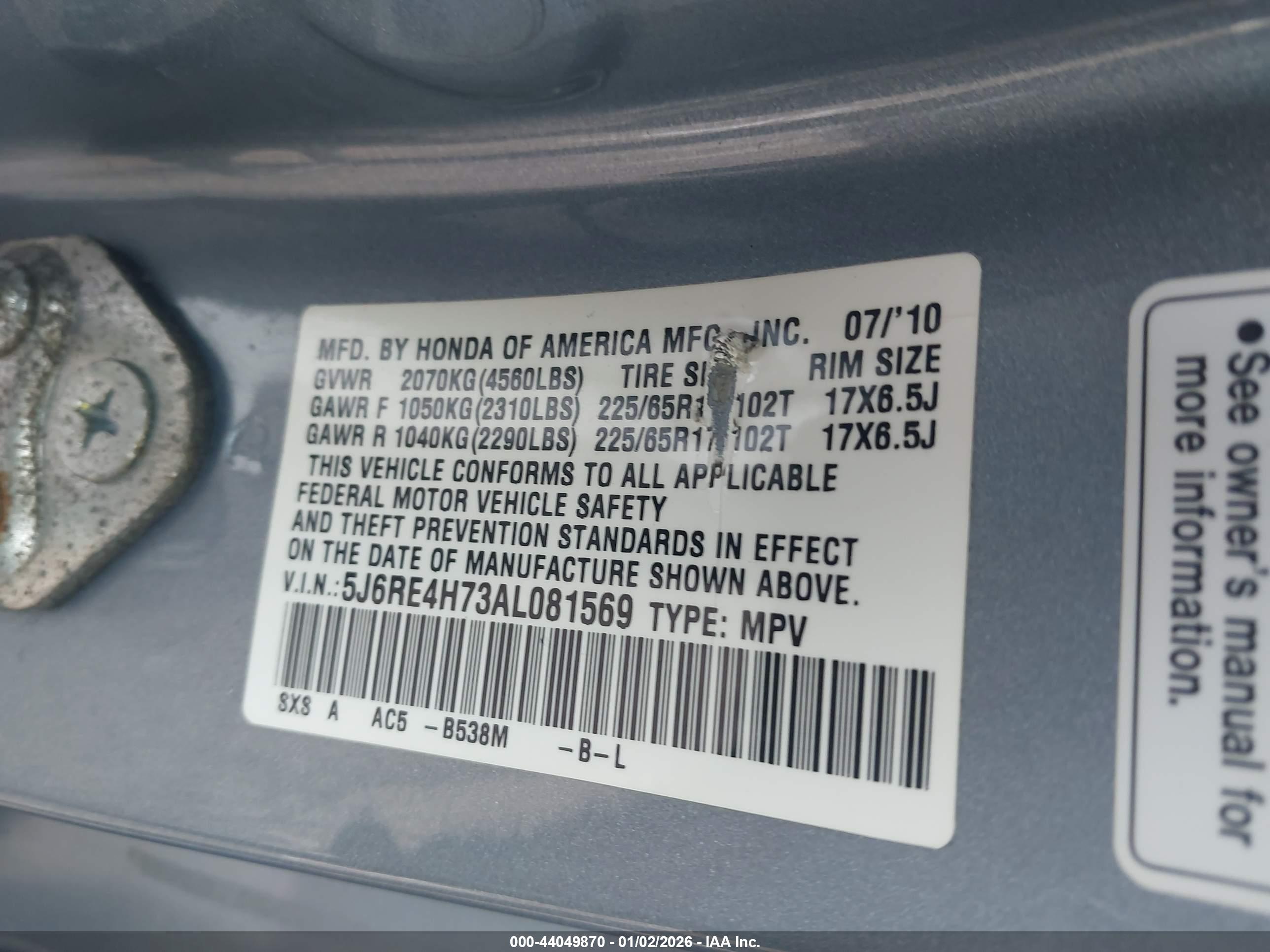 HONDA CR-V image 9