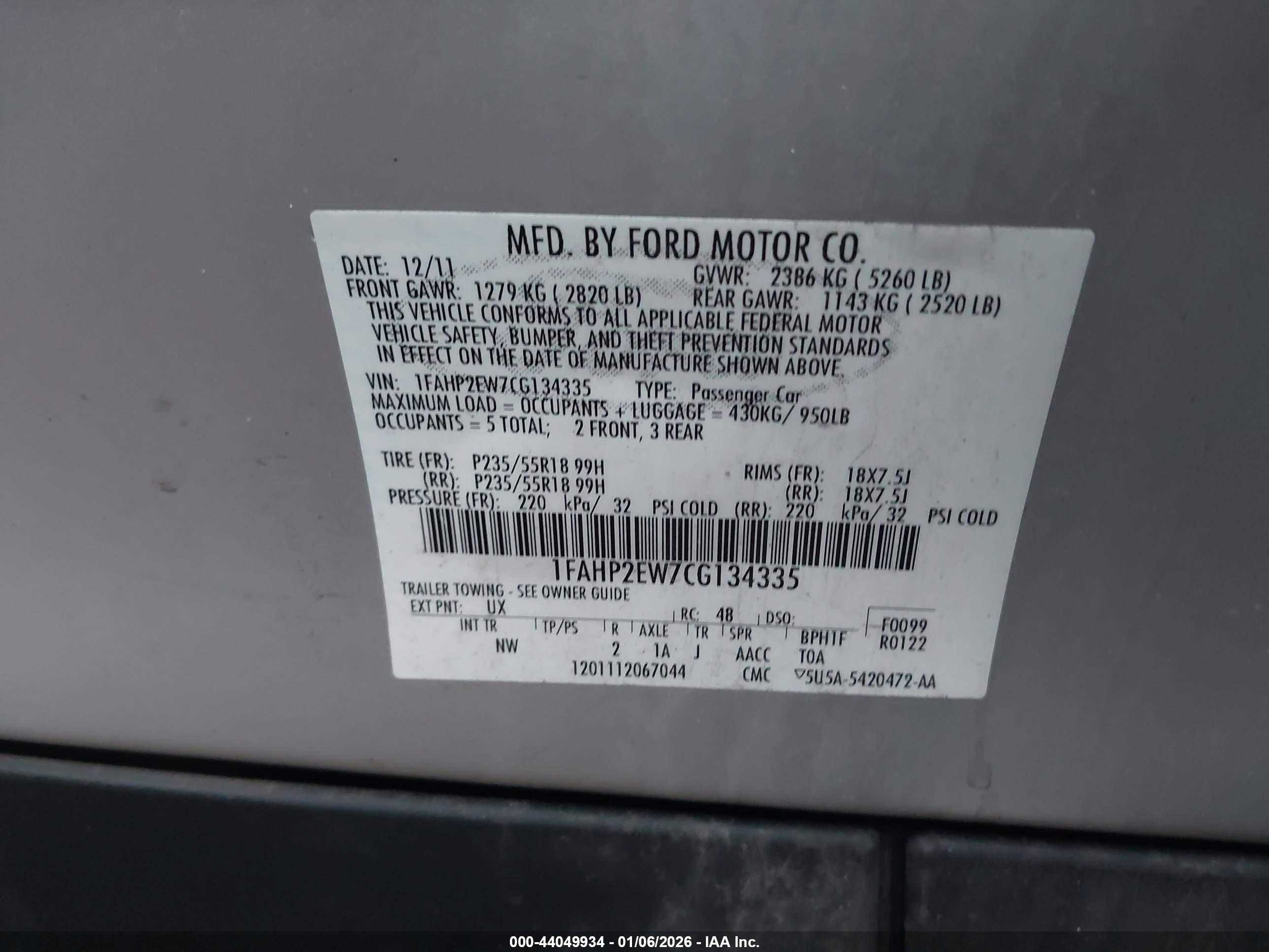 FORD TAURUS image 9