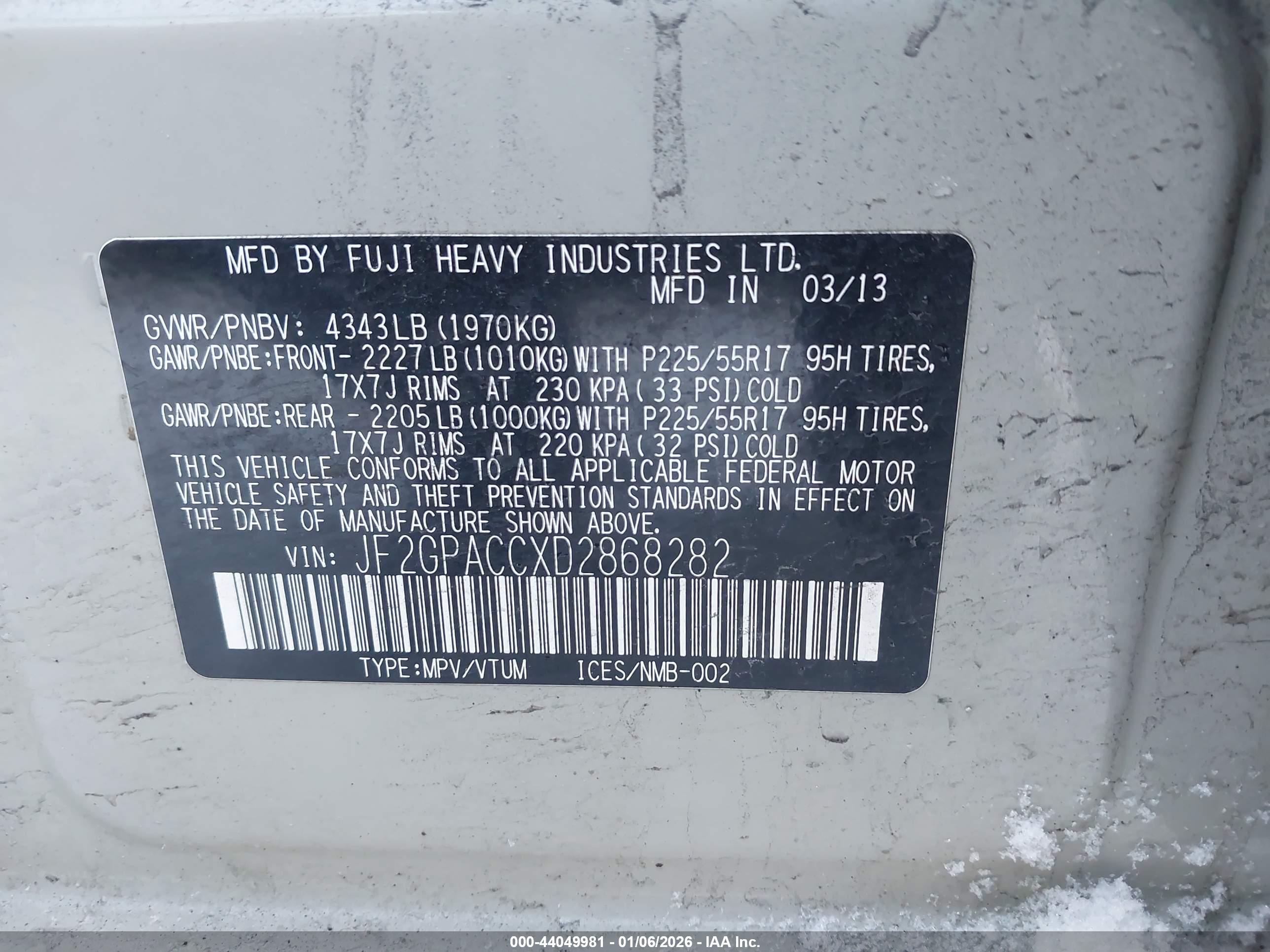 SUBARU XV image 9