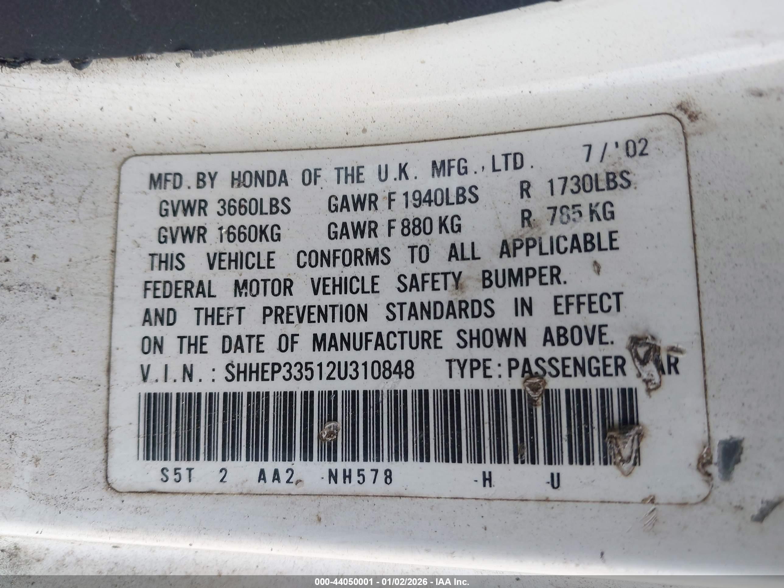 HONDA CIVIC image 9