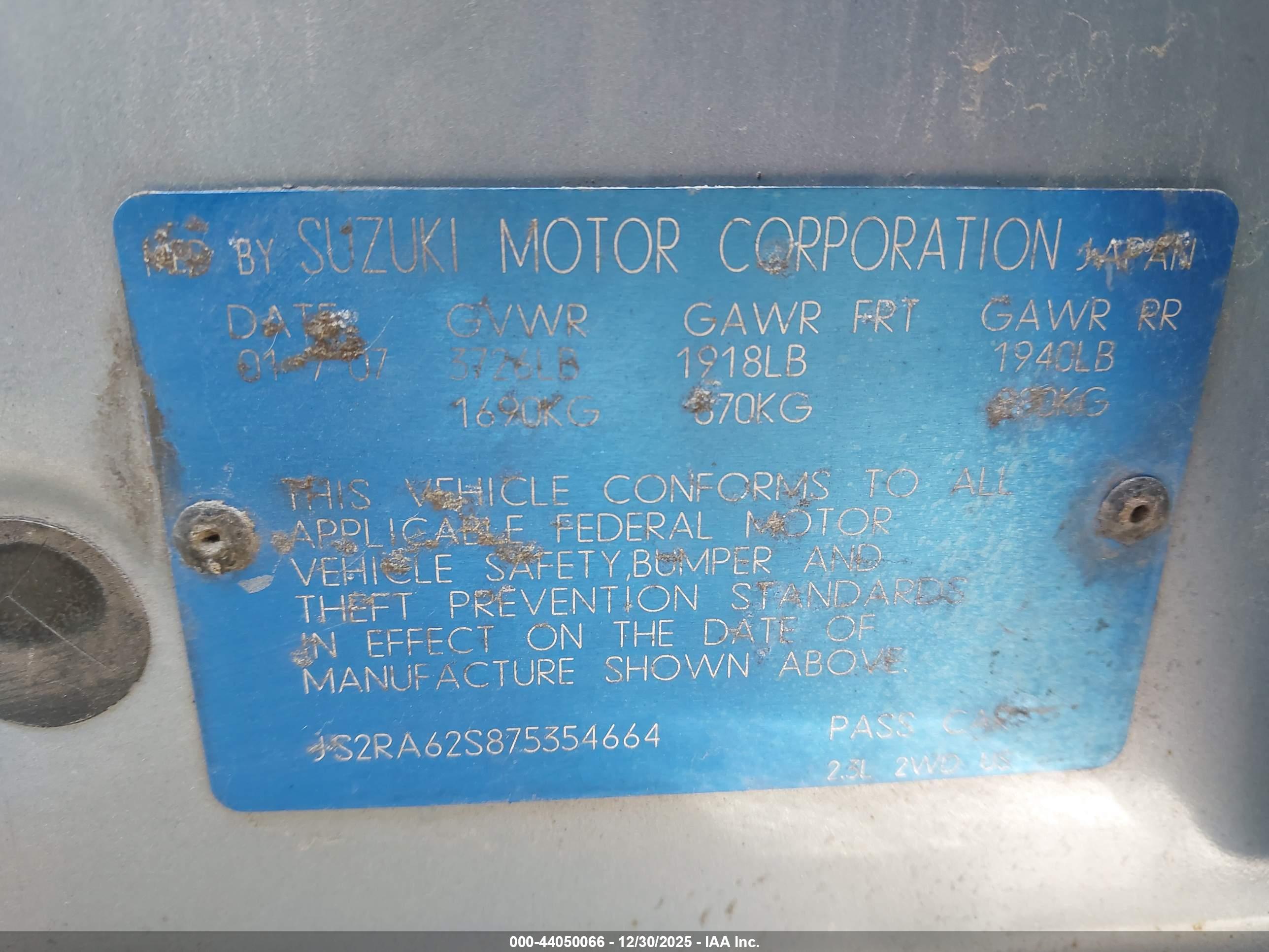 SUZUKI AERIO image 9