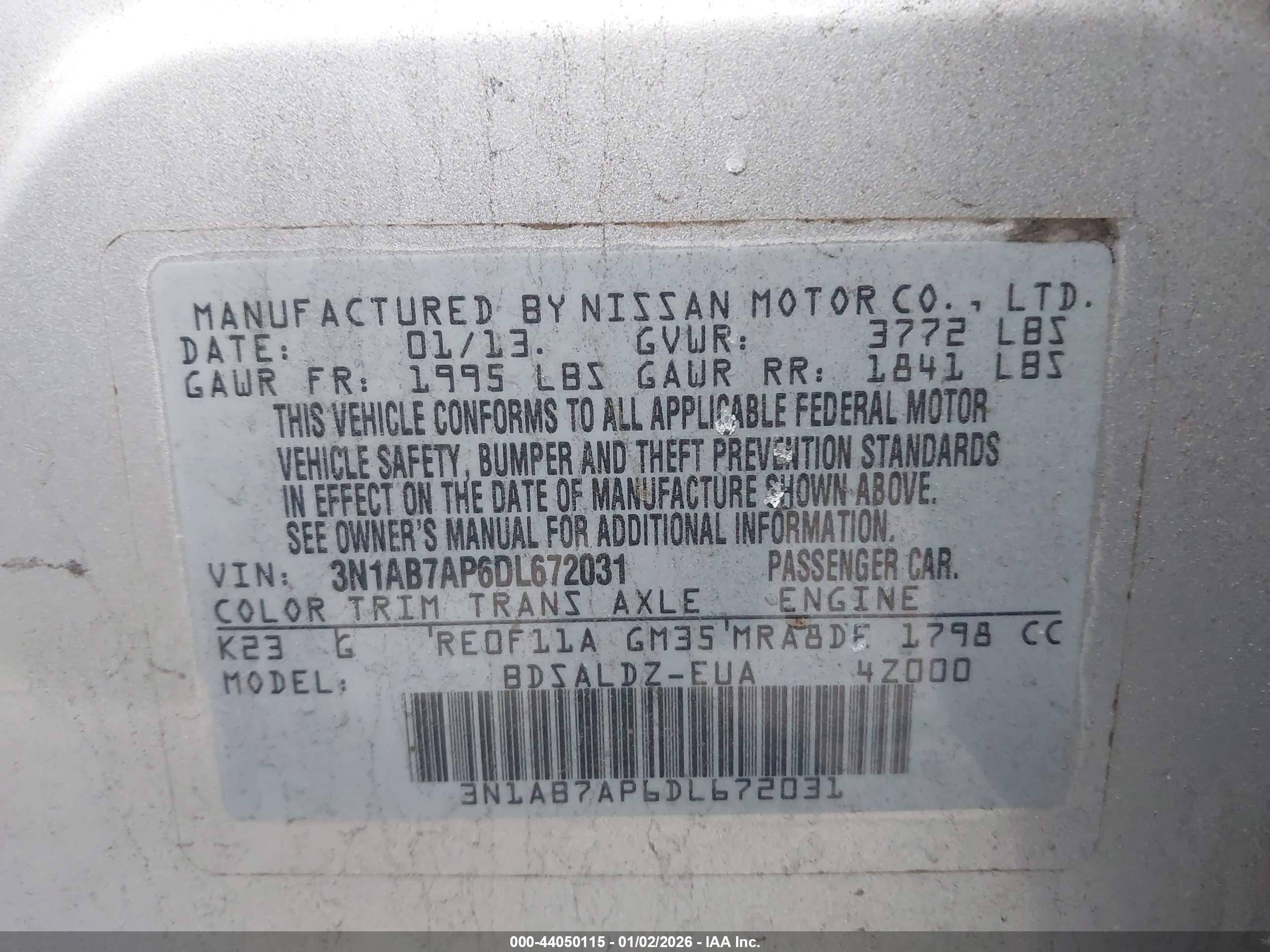 NISSAN SENTRA image 9