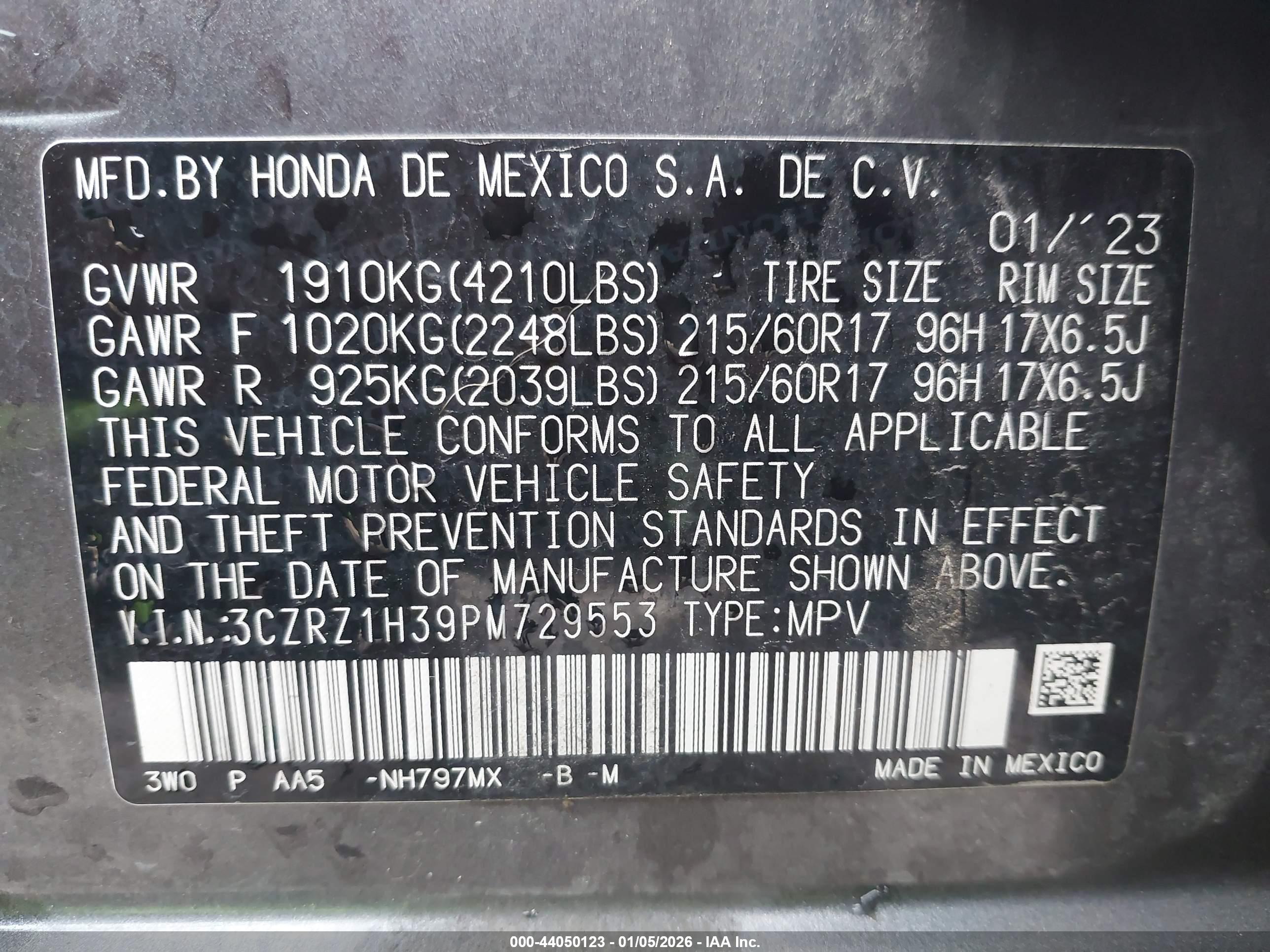HONDA HR-V image 9