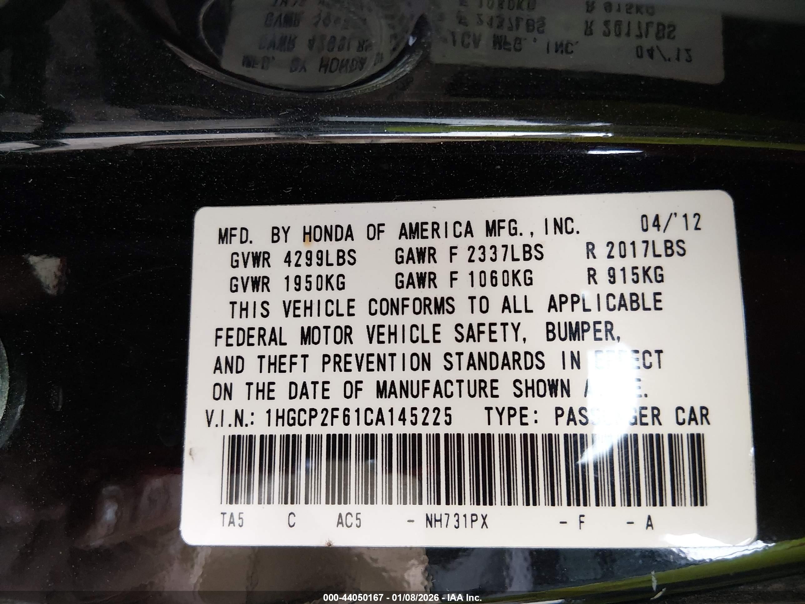 HONDA ACCORD image 9