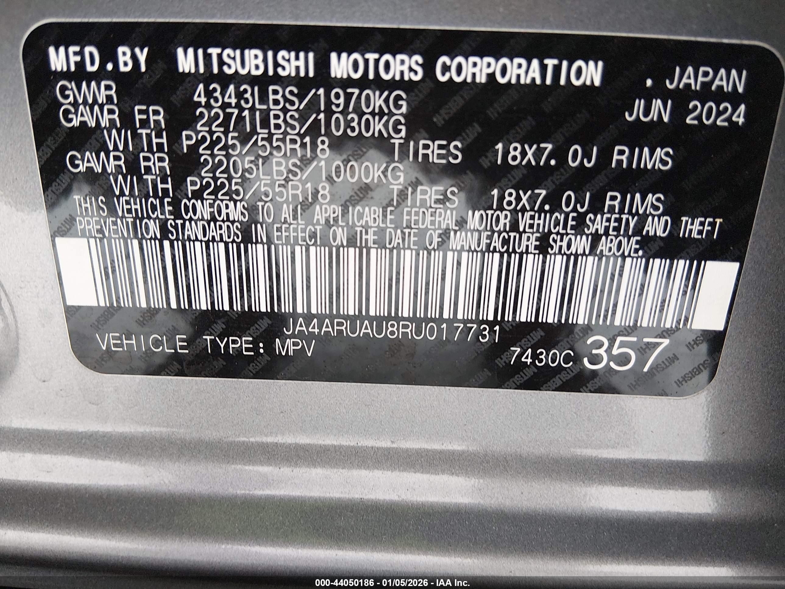 MITSUBISHI OUTLANDER image 9