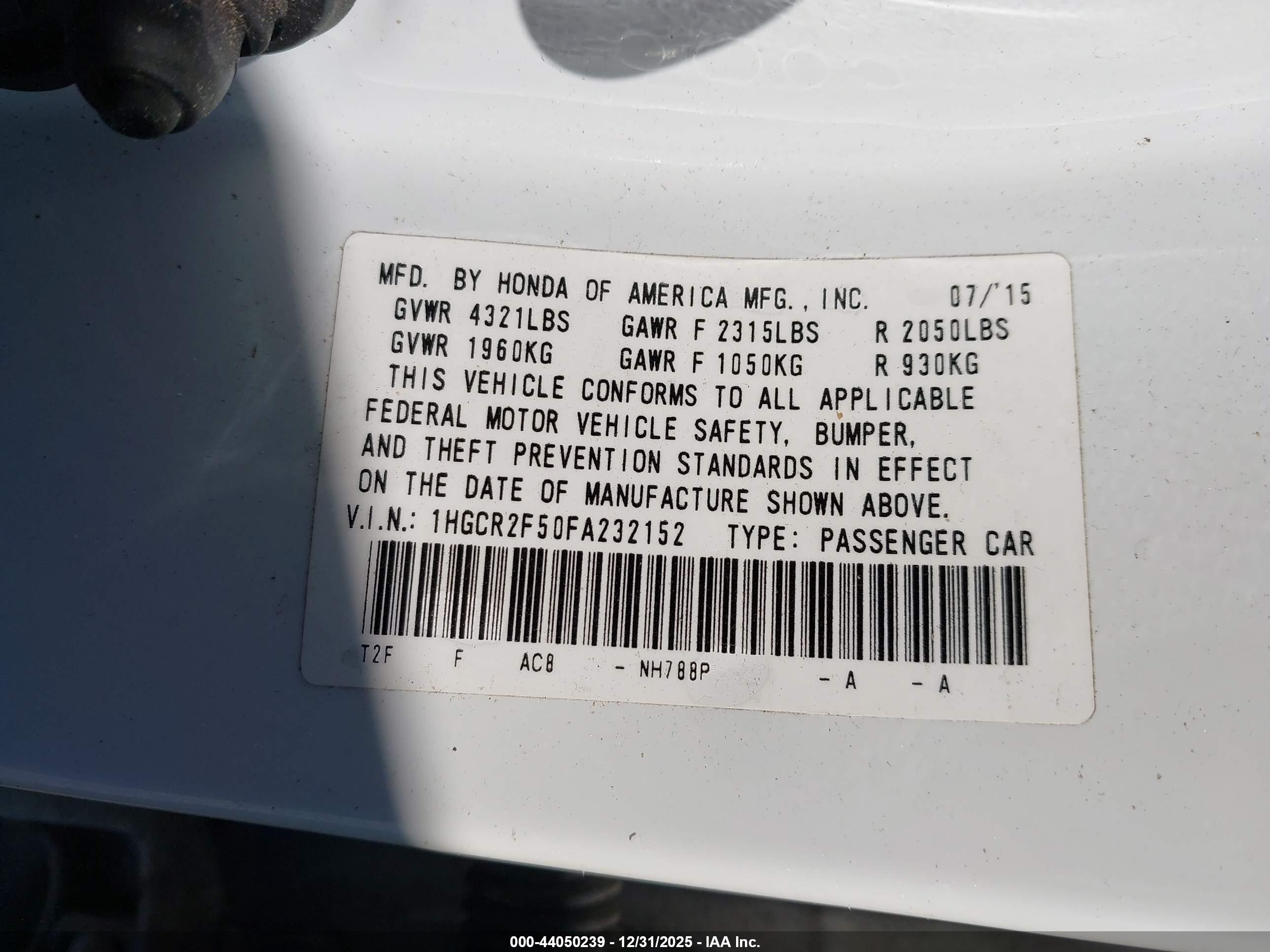 HONDA ACCORD image 9
