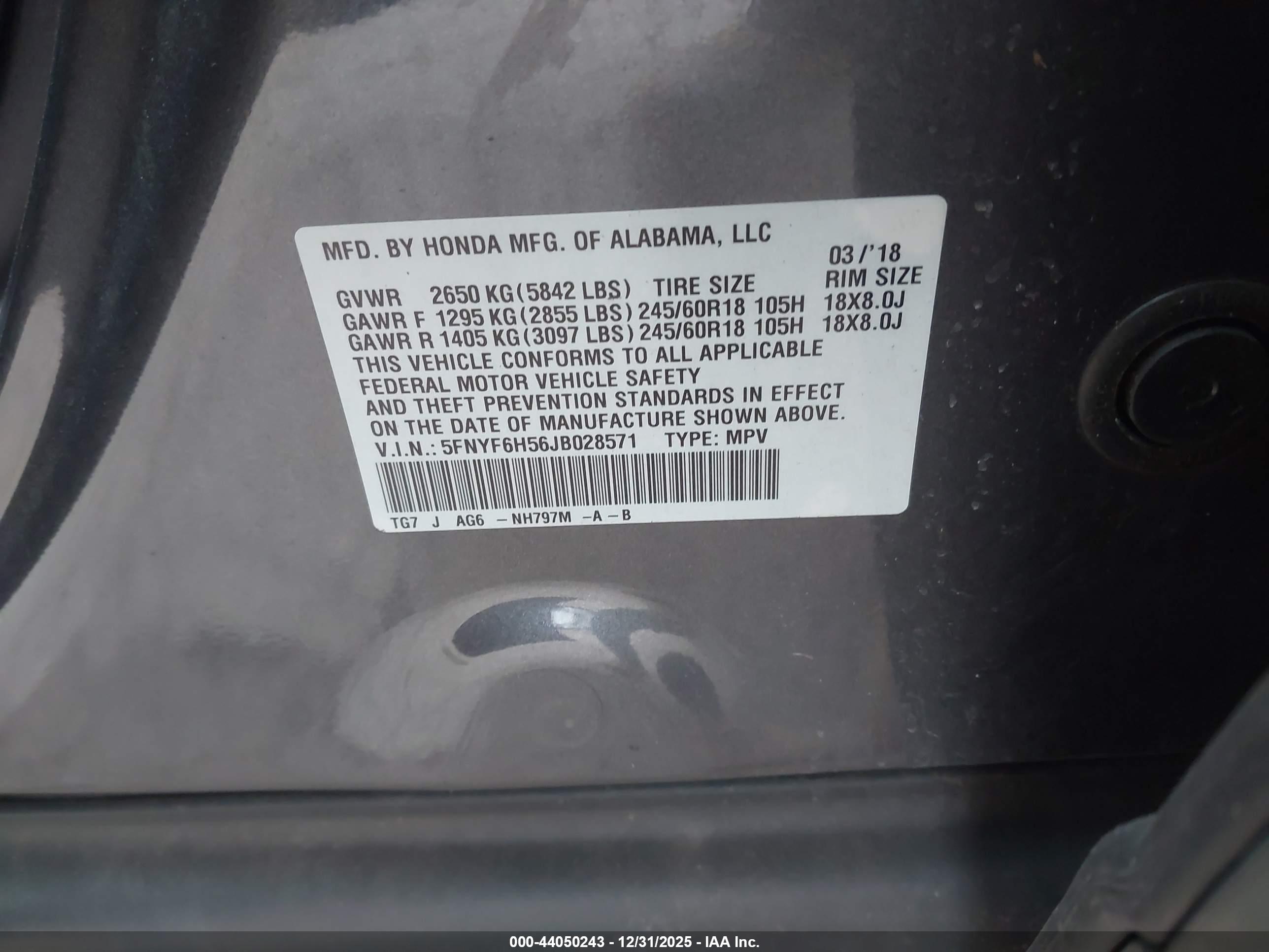 HONDA PILOT image 9