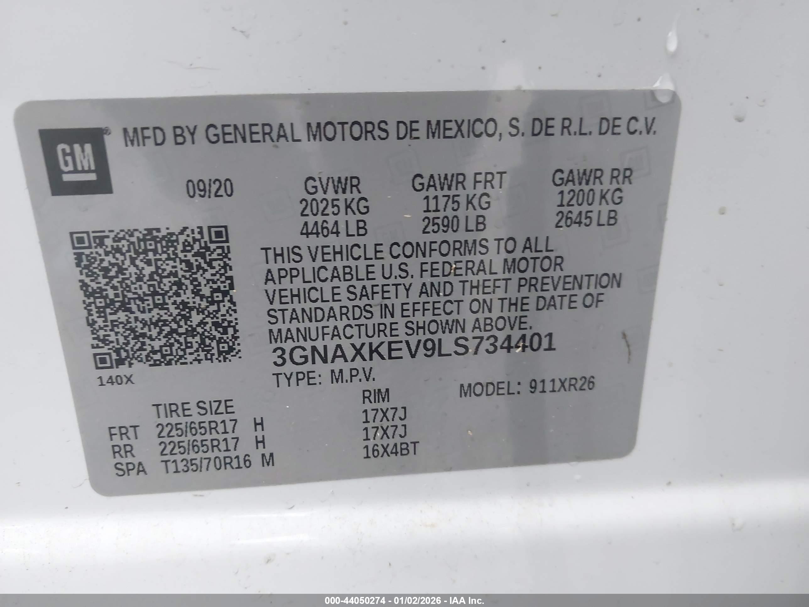 CHEVROLET EQUINOX image 9