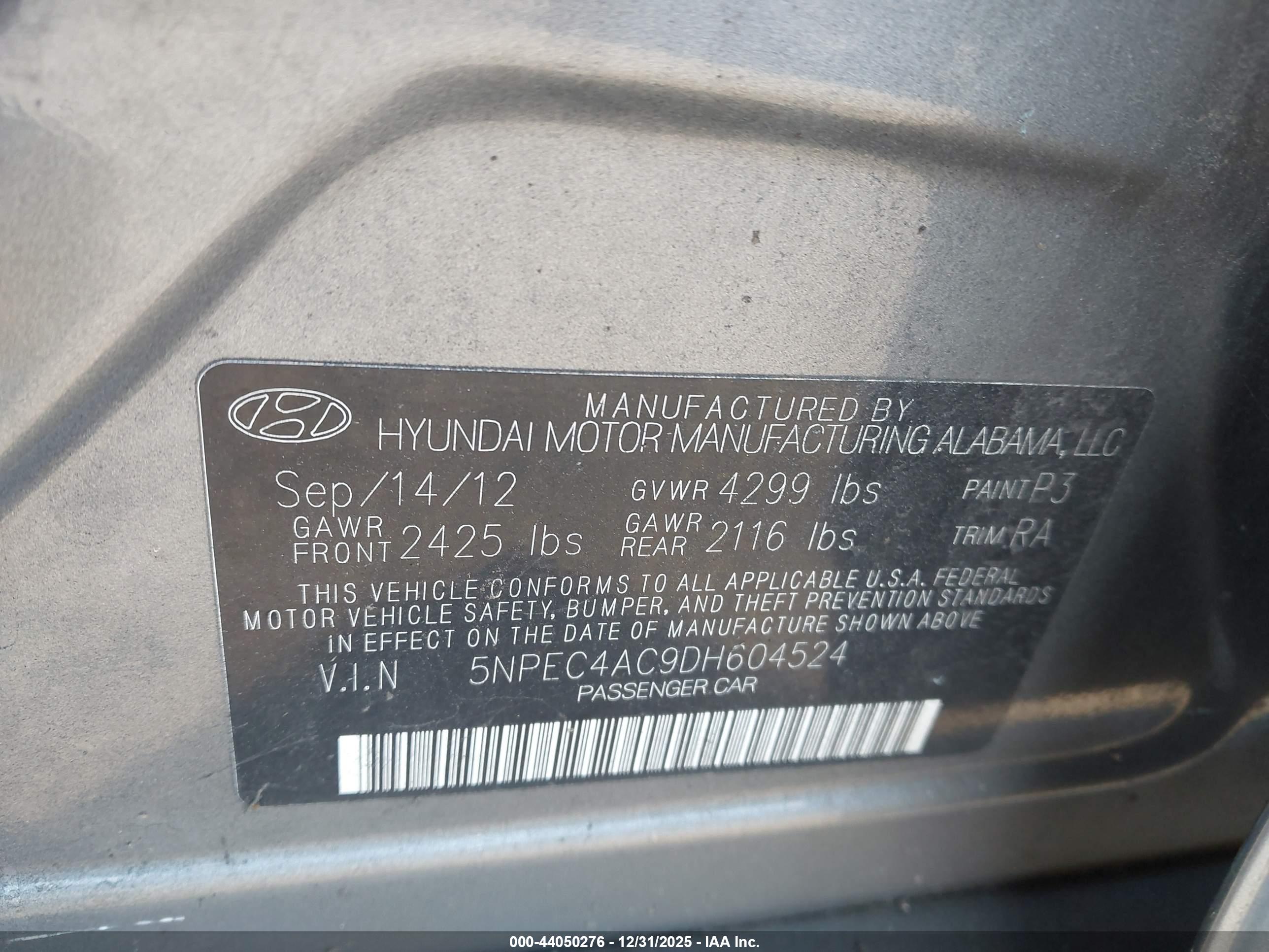 HYUNDAI SONATA image 9