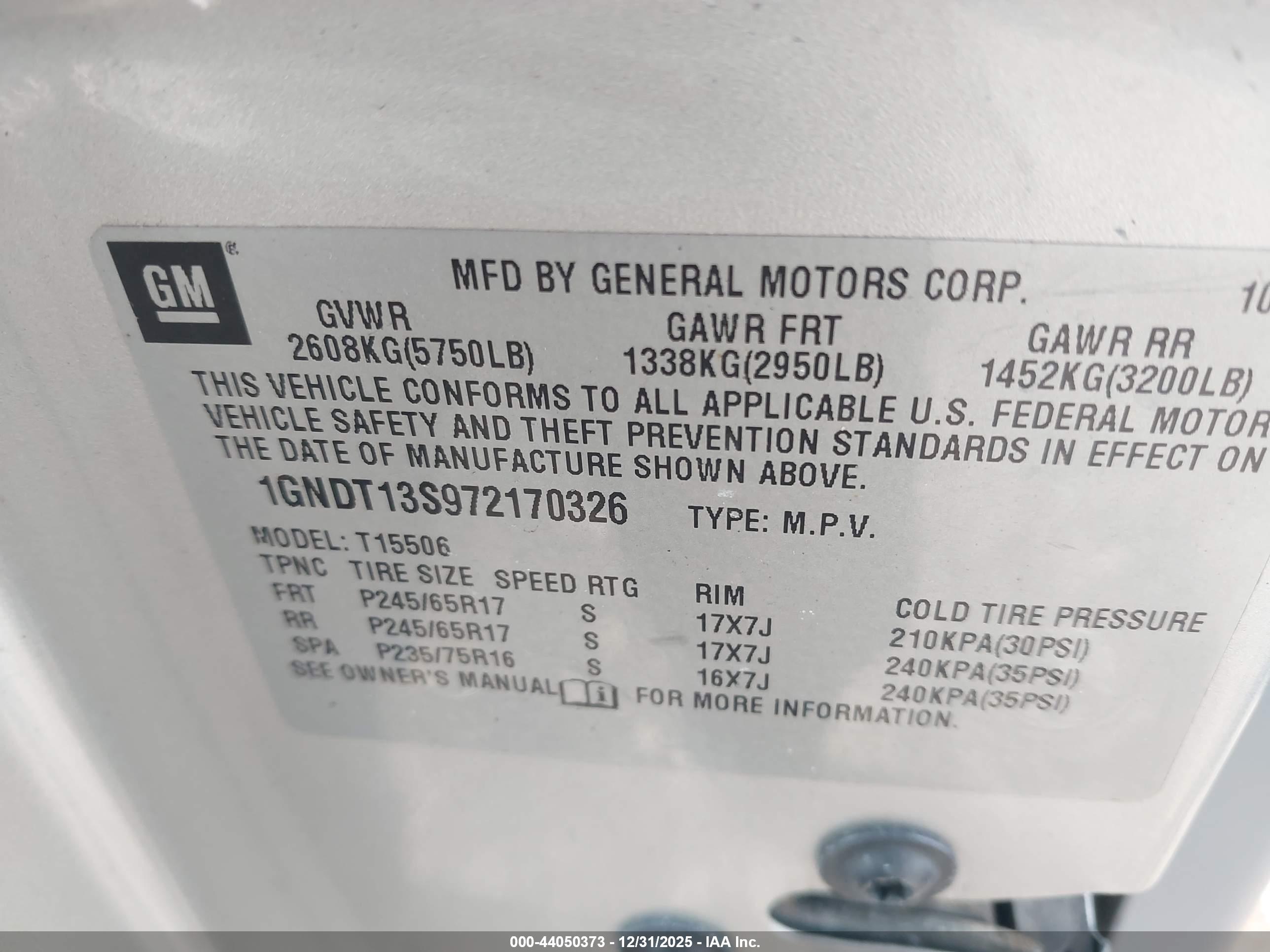 CHEVROLET TRAILBLAZER image 9
