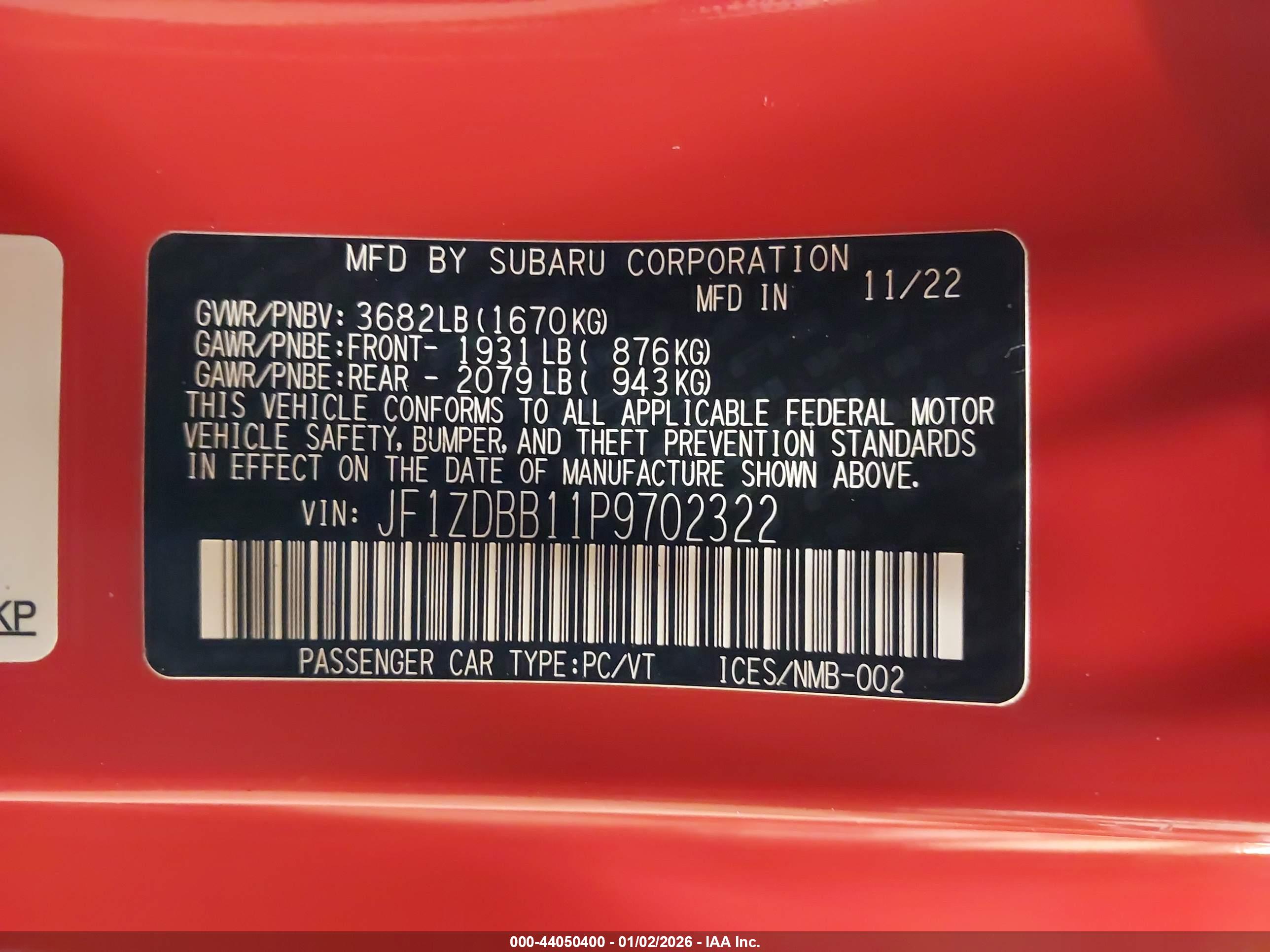SUBARU BRZ image 9