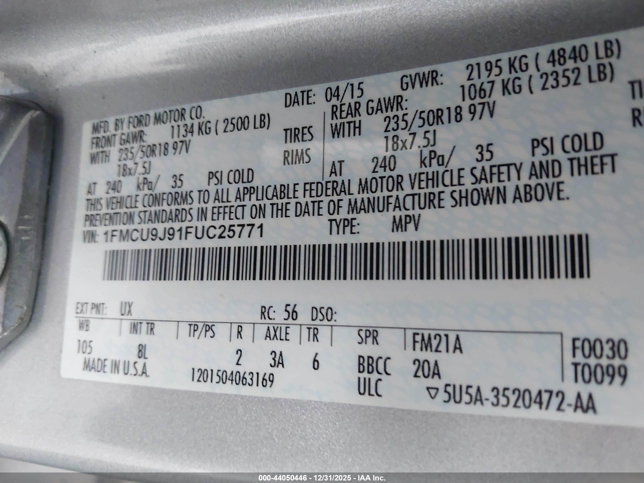 FORD ESCAPE image 9