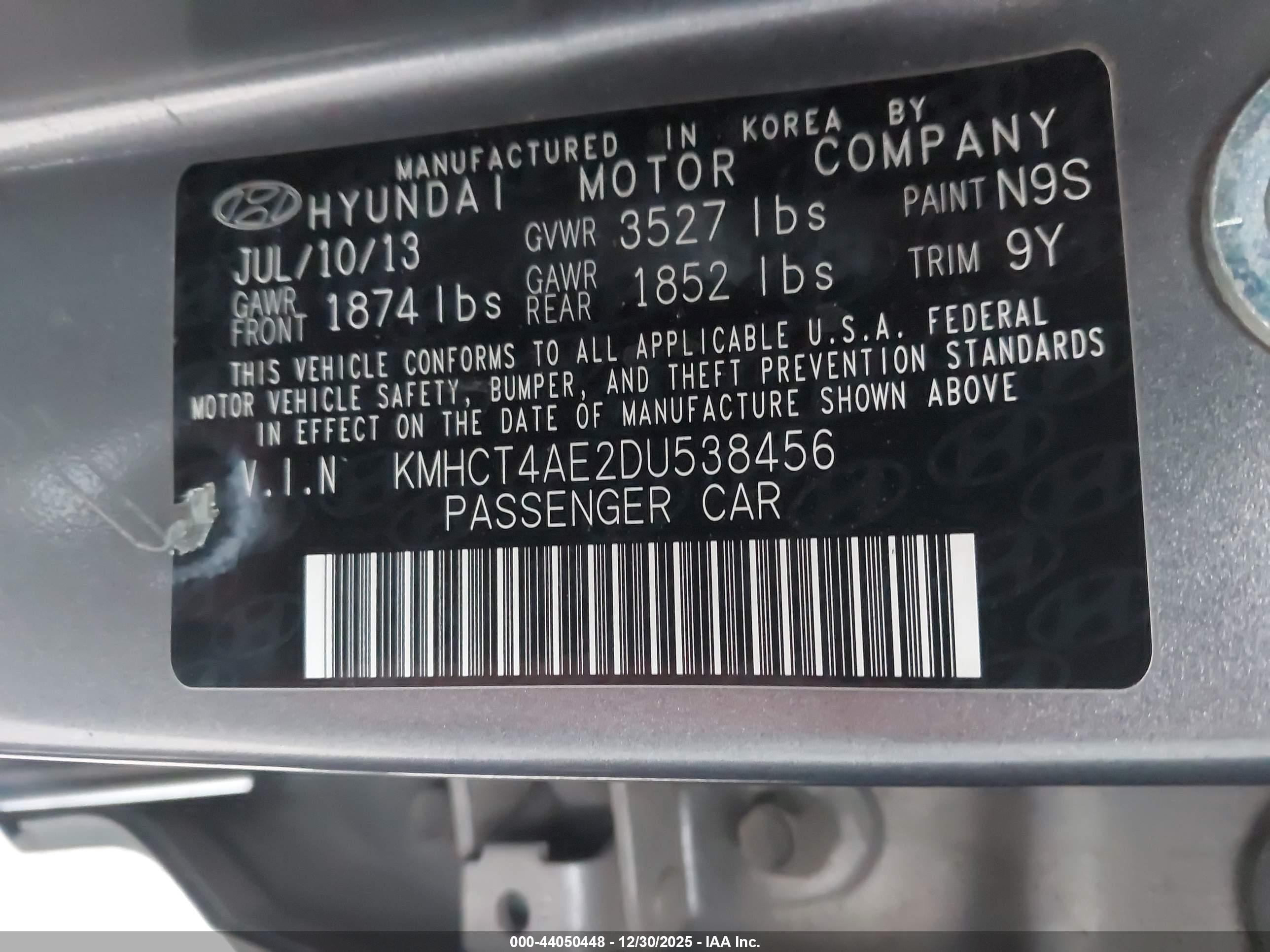 HYUNDAI ACCENT image 9