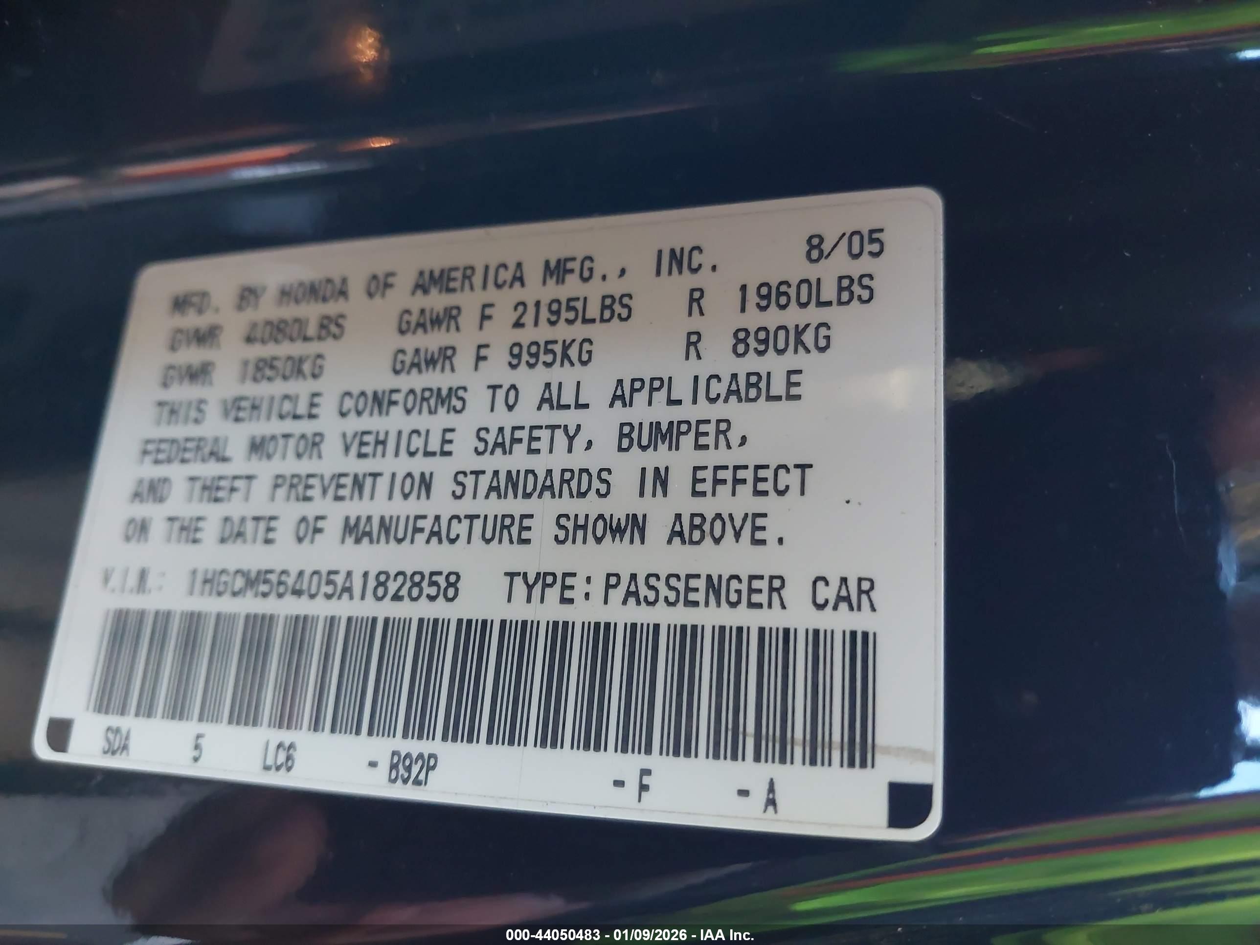 HONDA ACCORD image 9