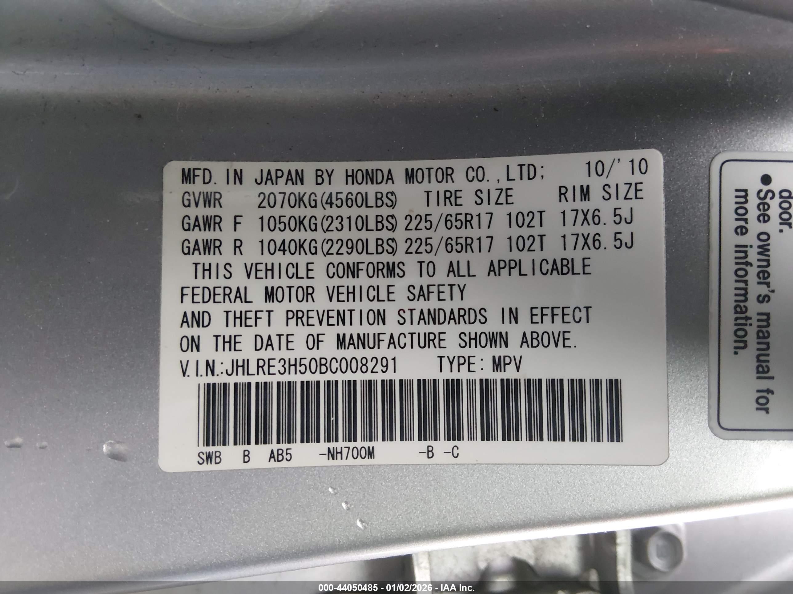 HONDA CR-V image 9