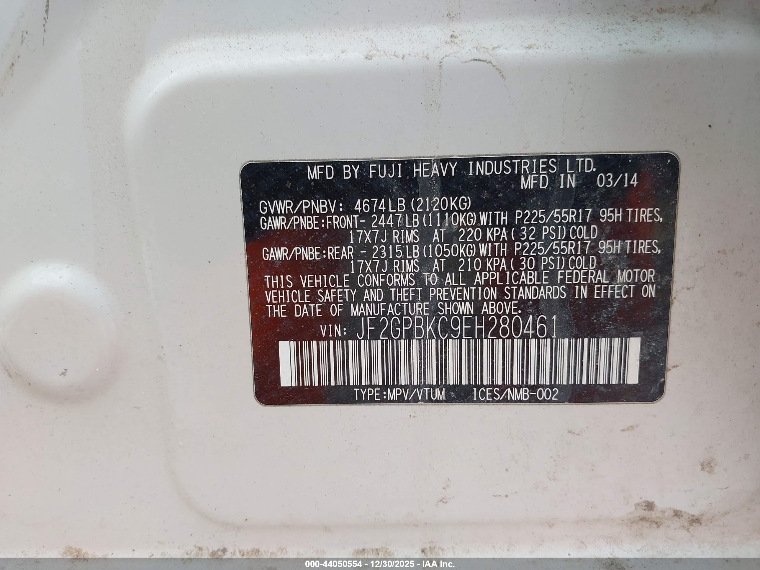SUBARU XV image 9