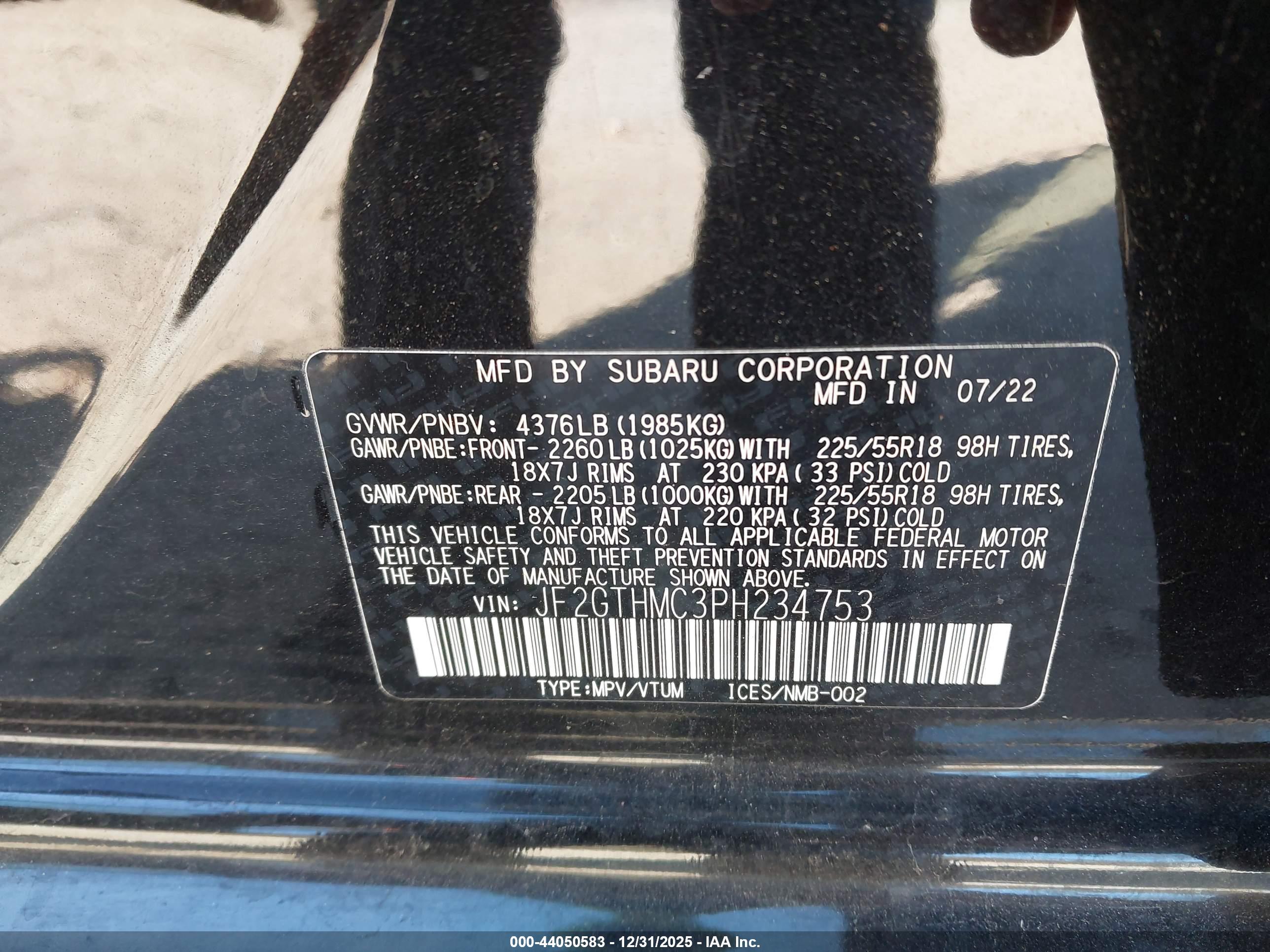 SUBARU CROSSTREK image 9